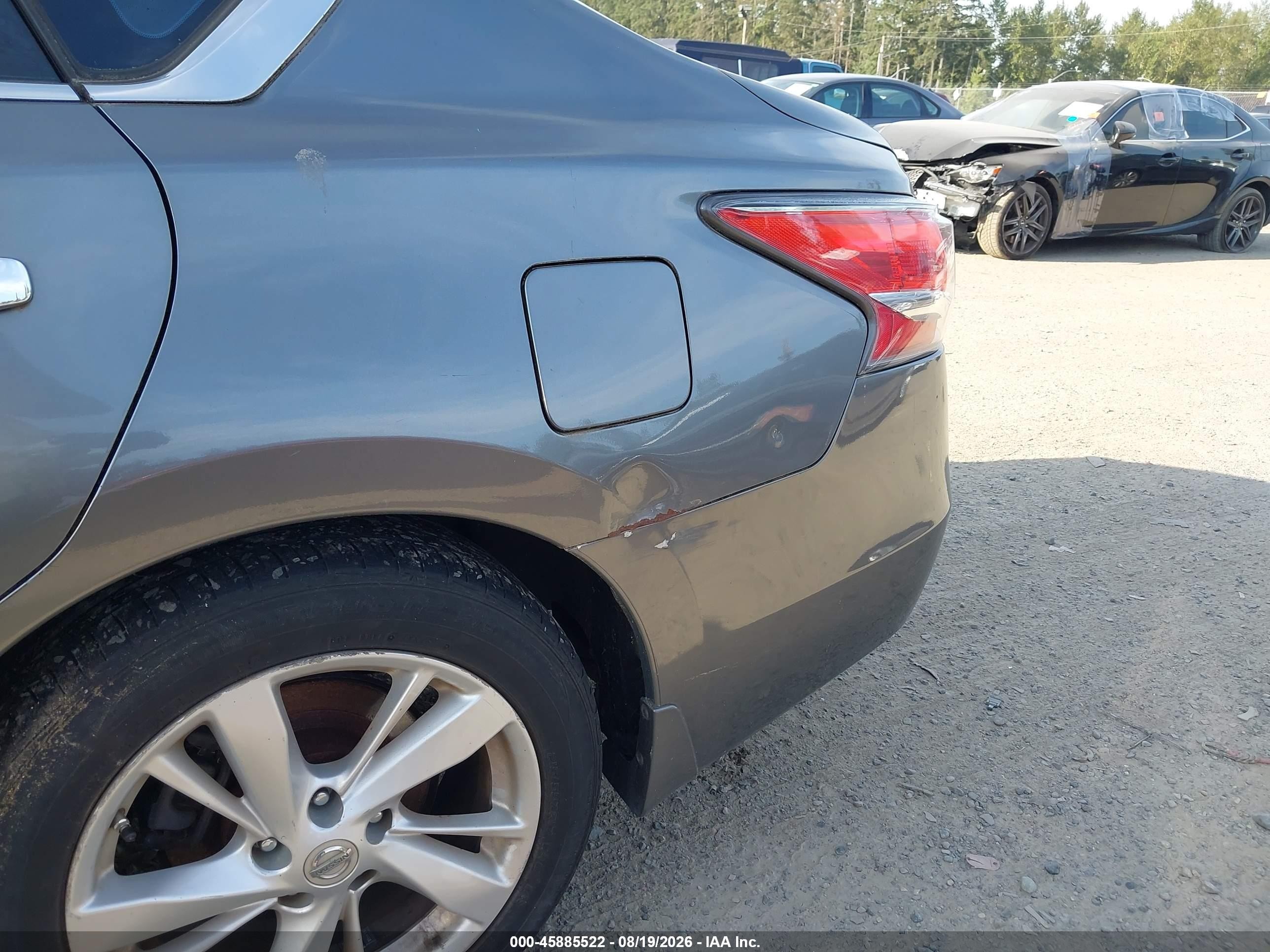 2015 Nissan Altima 2.5 Sv Gray vin: 1N4AL3APXFC239237