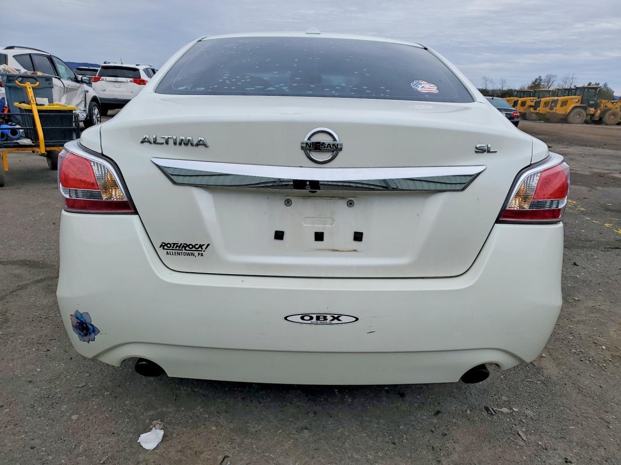 2015 Nissan Altima 2.5 Sl White vin: 1N4AL3APXFC241179