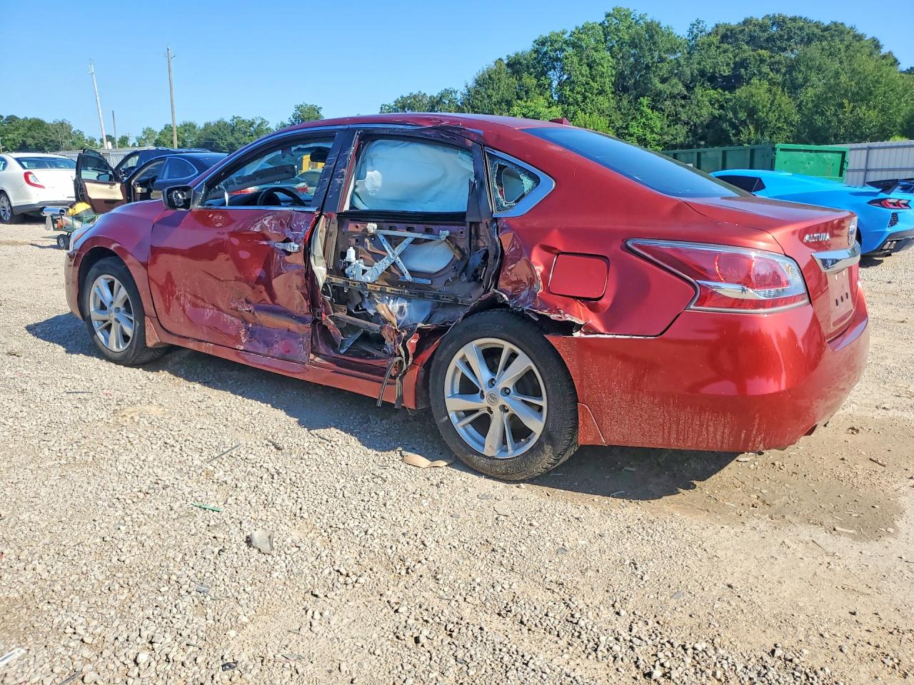2015 Nissan Altima 2.5 Sv Burgundy vin: 1N4AL3APXFC245460
