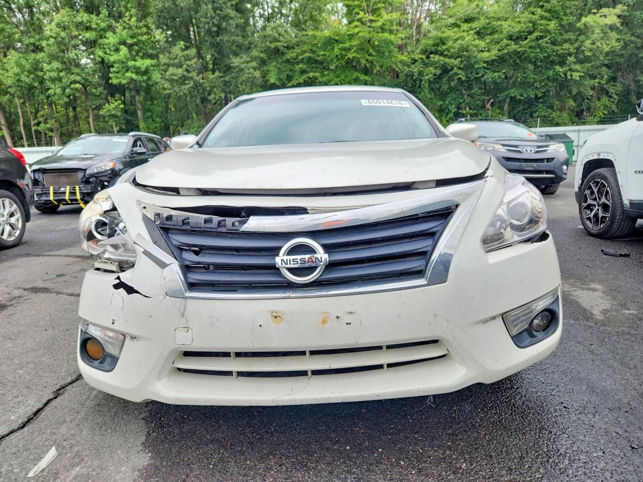 2015 Nissan Altima 2.5 Sv White vin: 1N4AL3APXFC255664