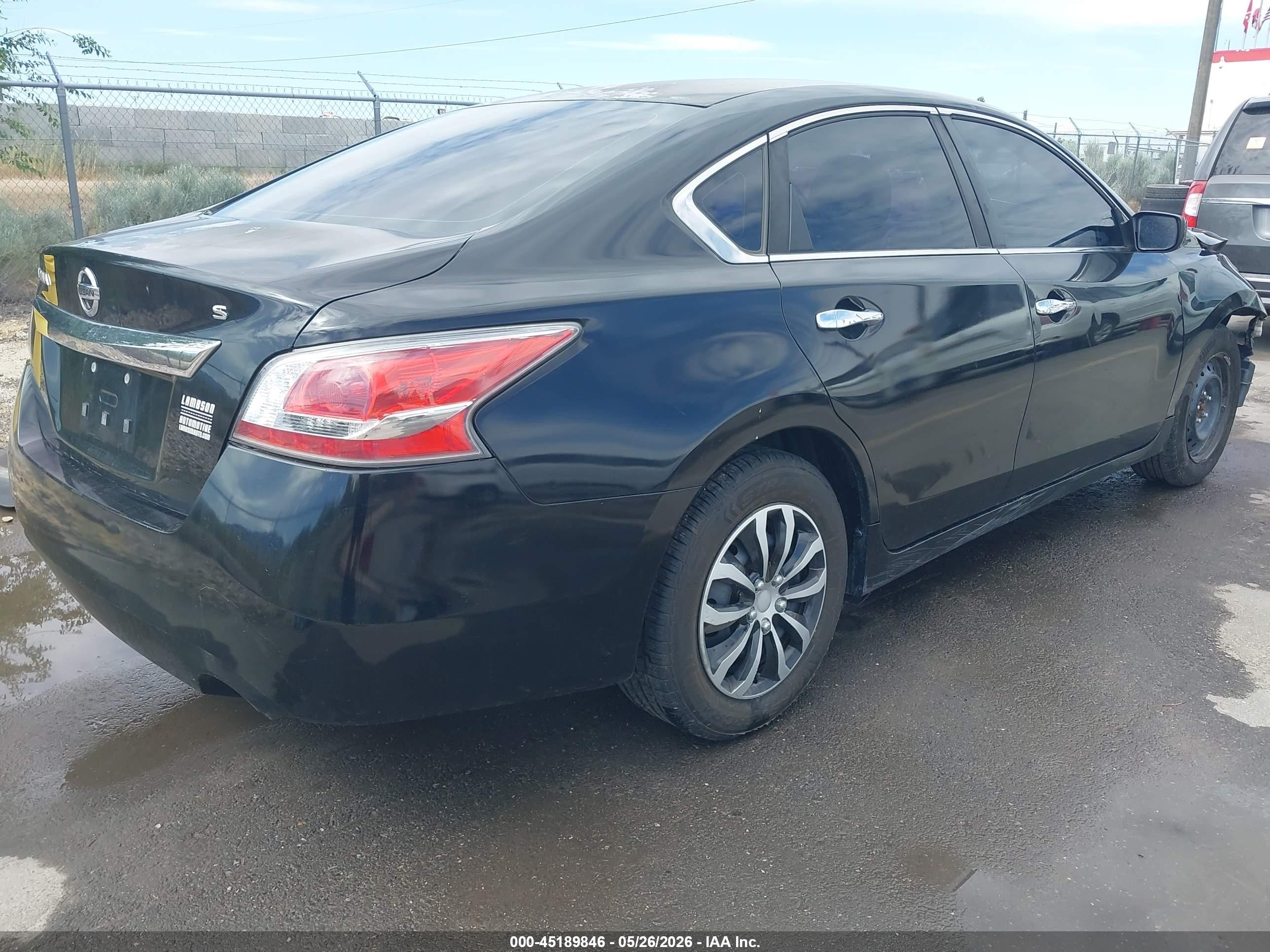 2015 Nissan Altima 2.5/2.5 S/2.5 Sl/2.5 Sv Black vin: 1N4AL3APXFC262694