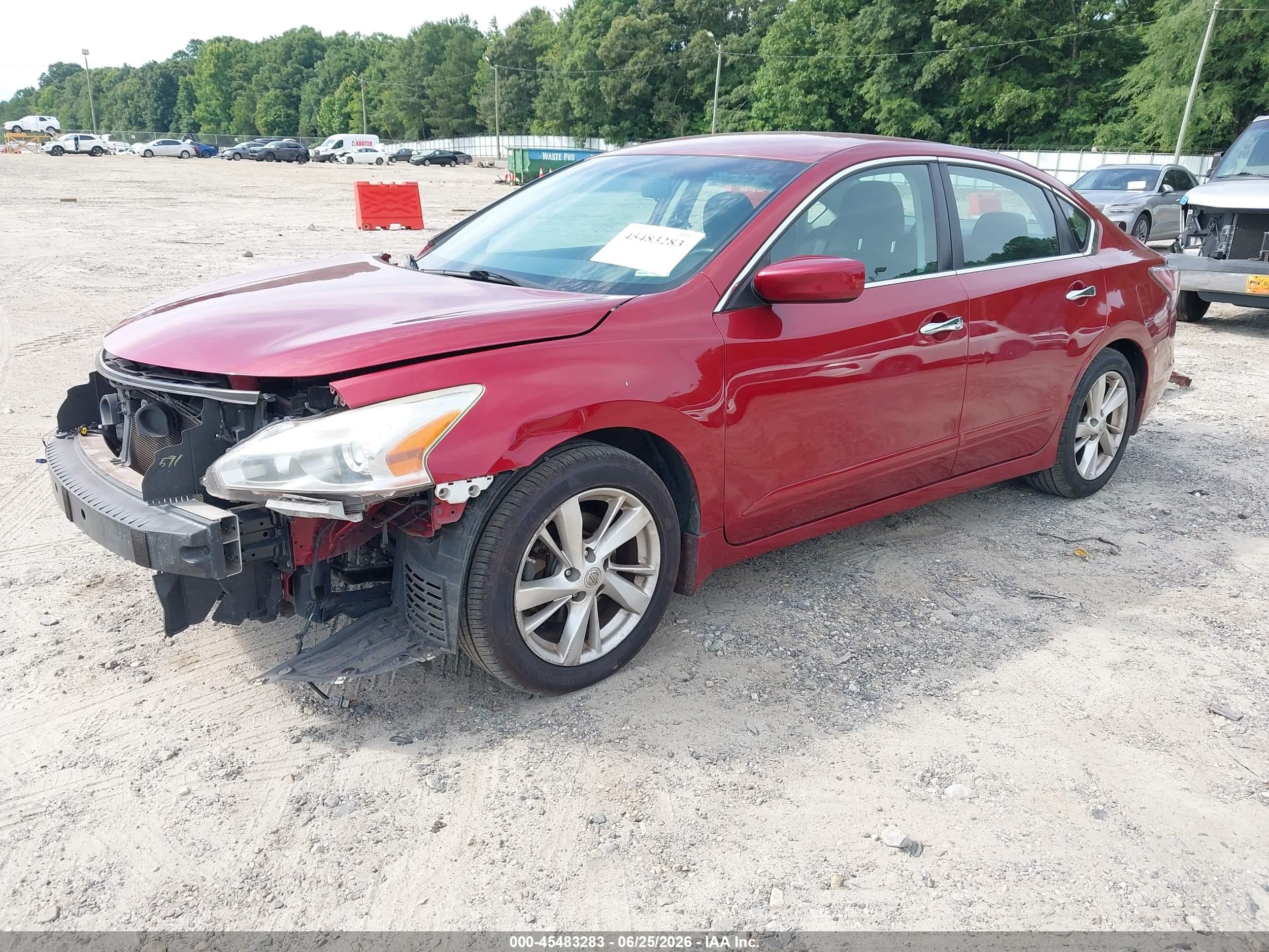 2015 Nissan Altima 2.5 Sv Red vin: 1N4AL3APXFC268673