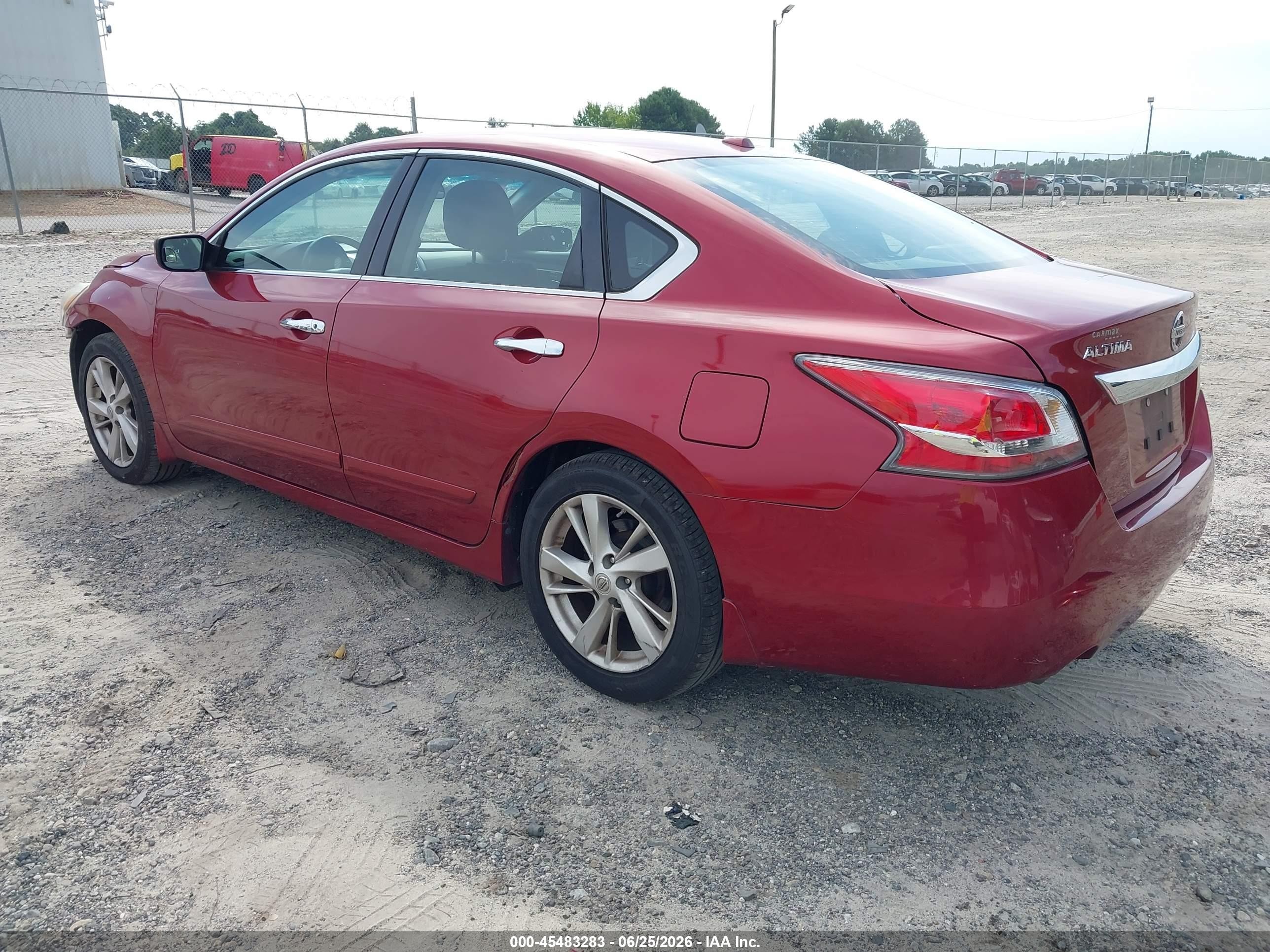 2015 Nissan Altima 2.5 Sv Red vin: 1N4AL3APXFC268673