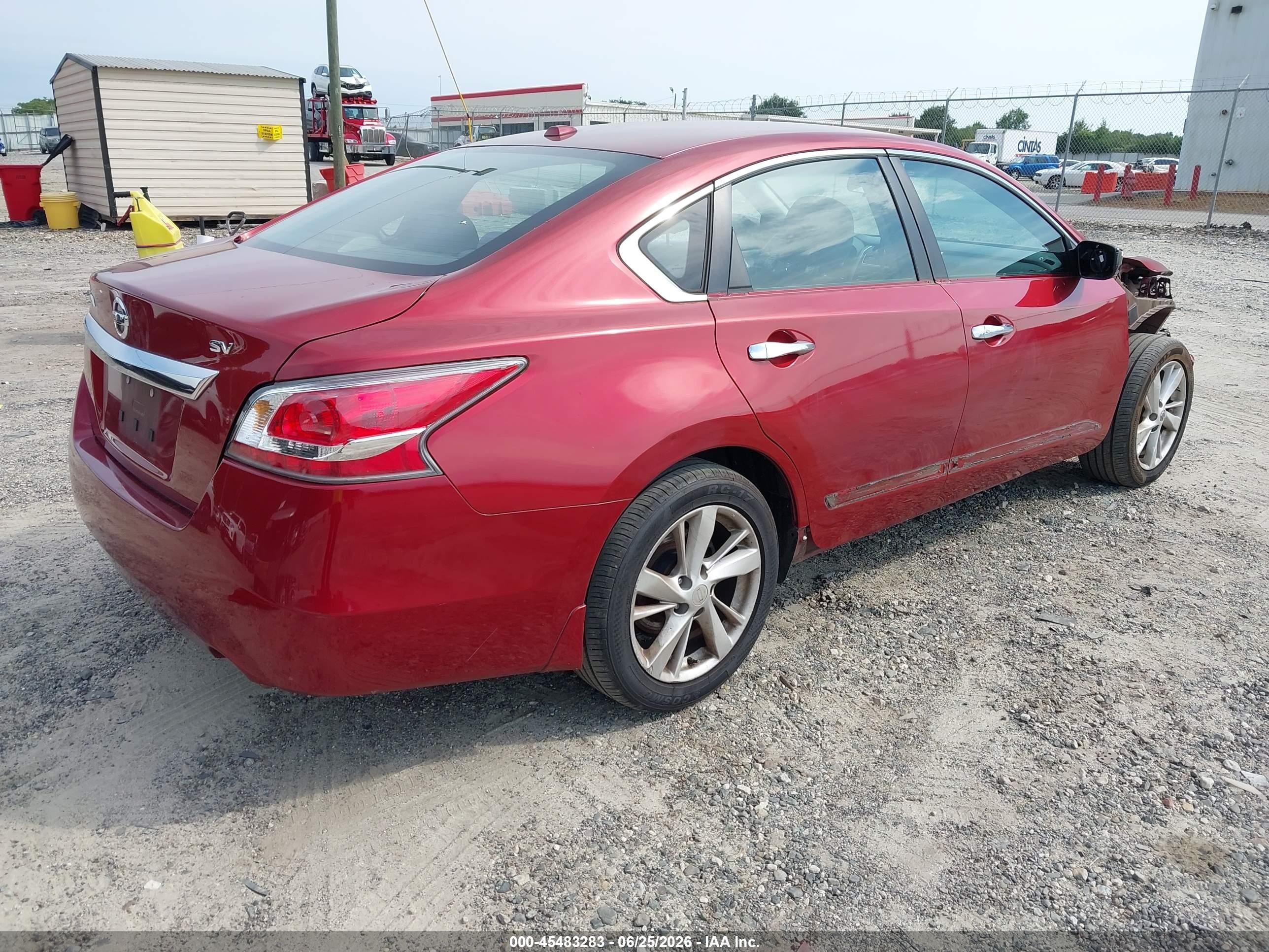 2015 Nissan Altima 2.5 Sv Red vin: 1N4AL3APXFC268673