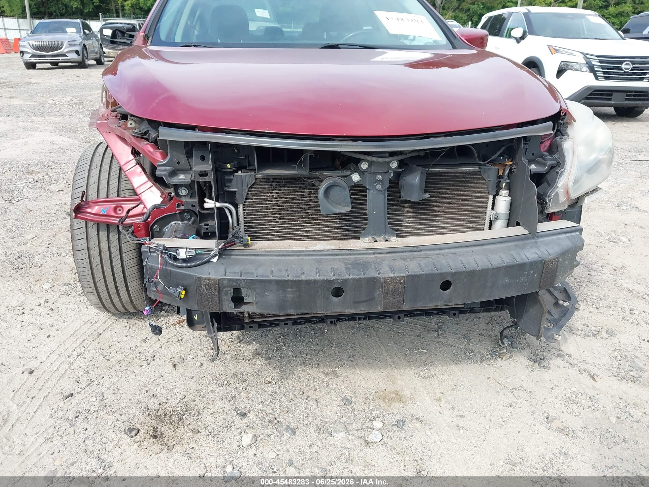 2015 Nissan Altima 2.5 Sv Red vin: 1N4AL3APXFC268673