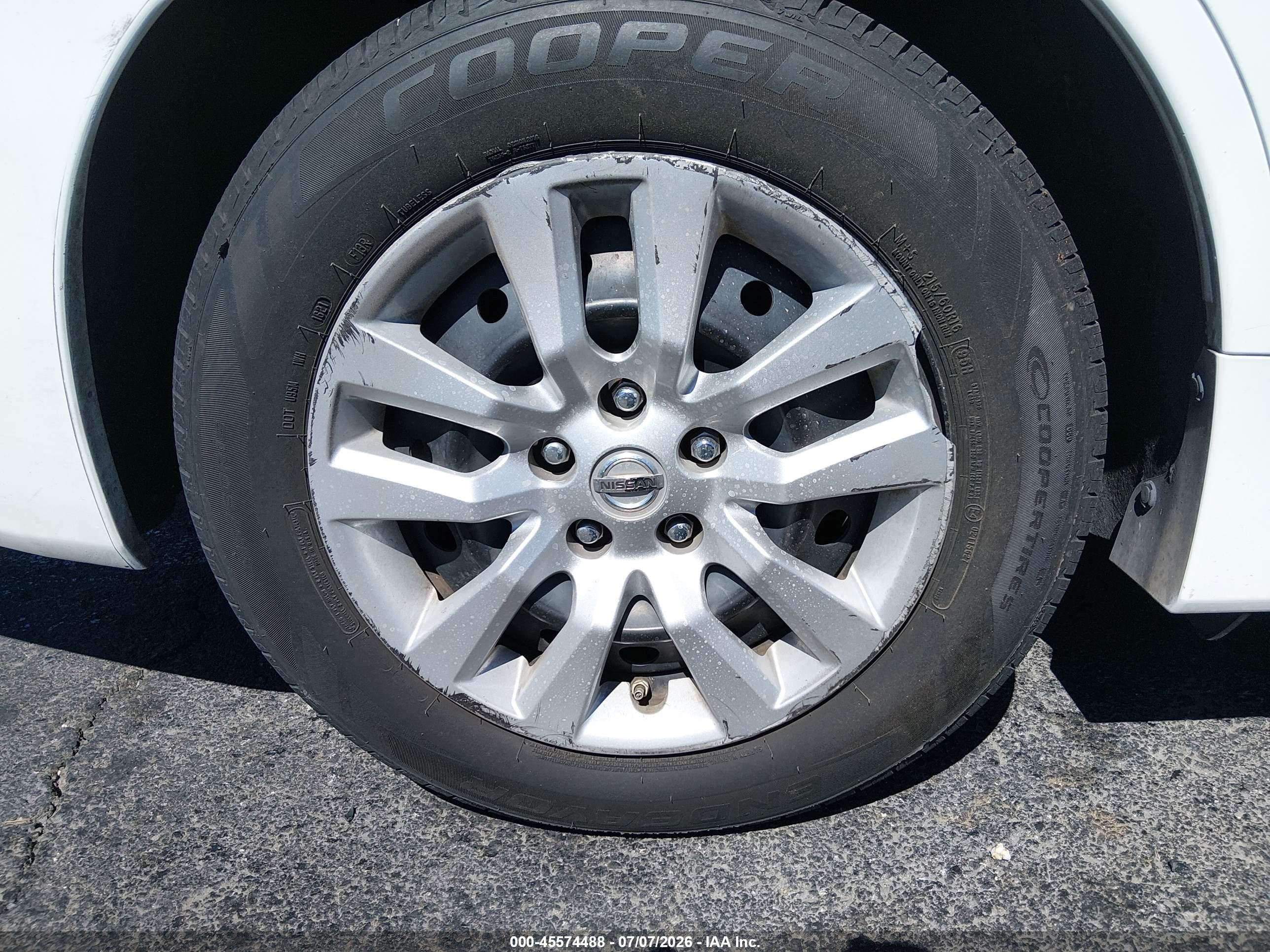 2015 Nissan Altima 2.5/2.5 S/2.5 Sl/2.5 Sv White vin: 1N4AL3APXFC273498