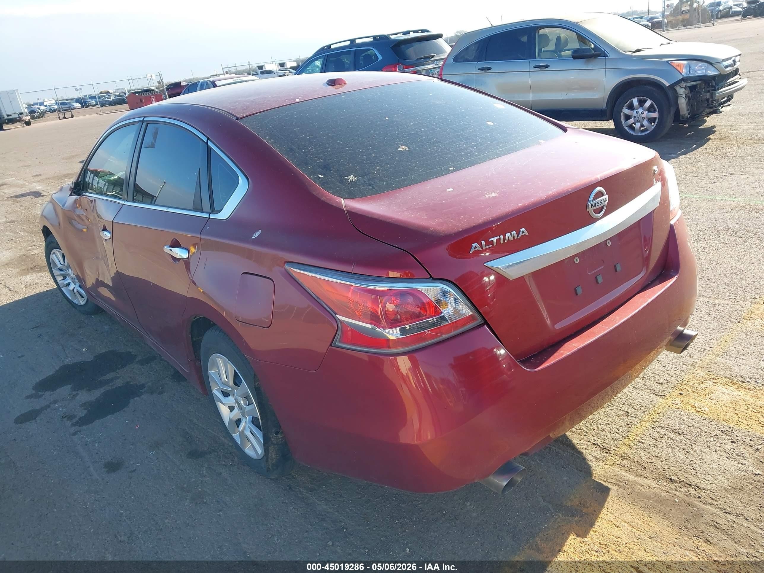 2015 Nissan Altima 2.5/2.5 S/2.5 Sl/2.5 Sv Red vin: 1N4AL3APXFC296022