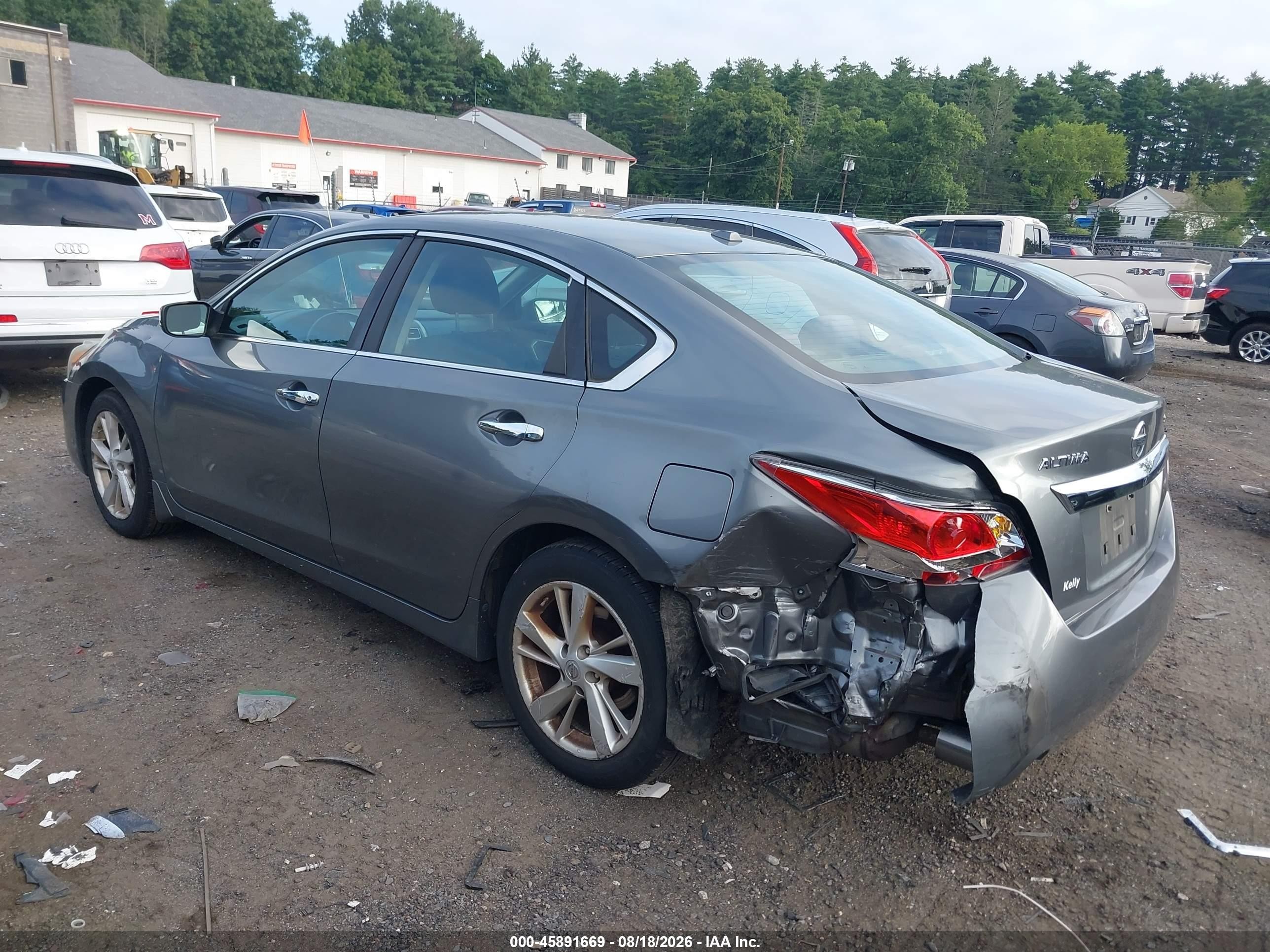 2015 Nissan Altima 2.5 Sv Серый vin: 1N4AL3APXFC419902
