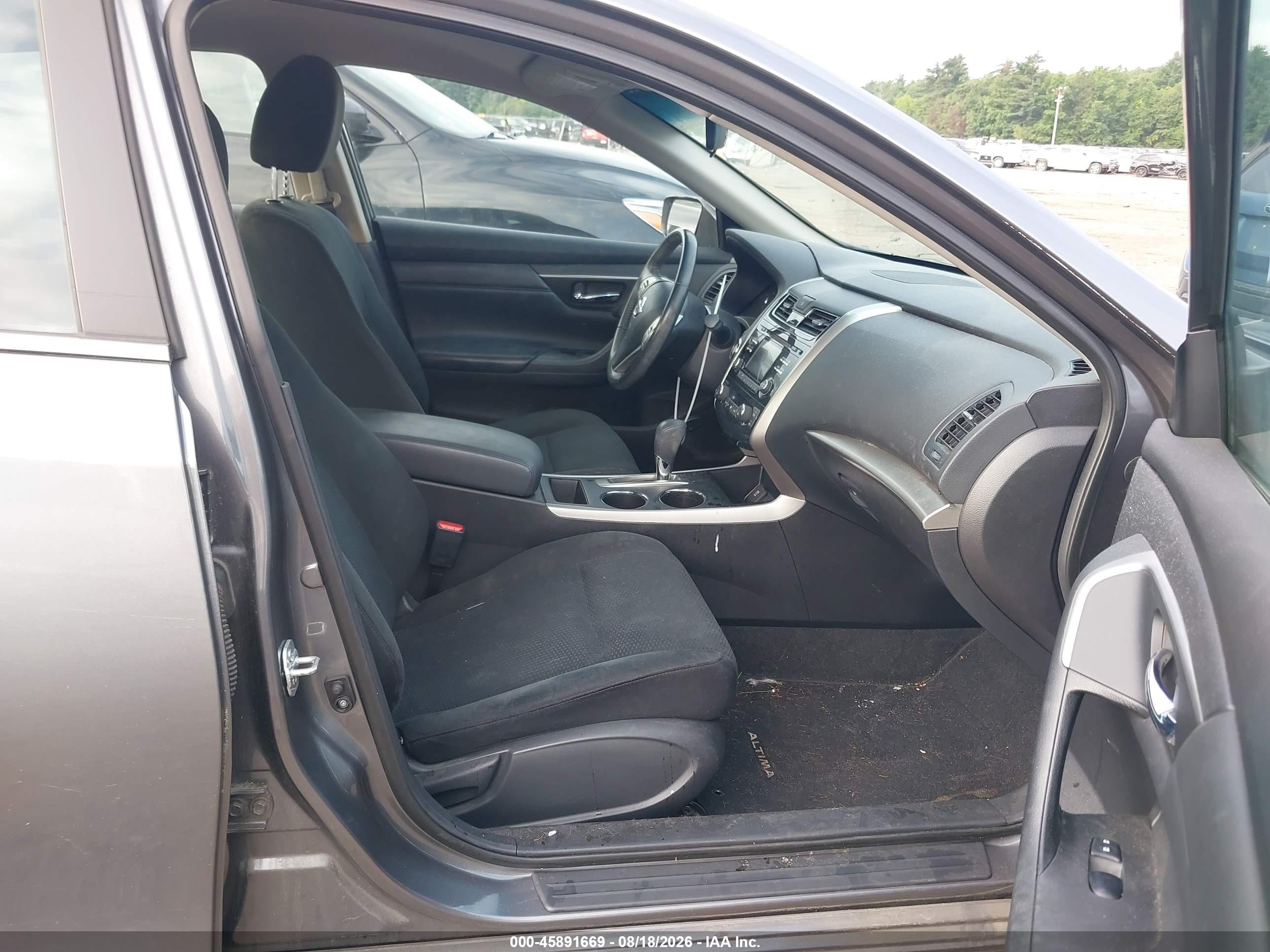 2015 Nissan Altima 2.5 Sv Серый vin: 1N4AL3APXFC419902