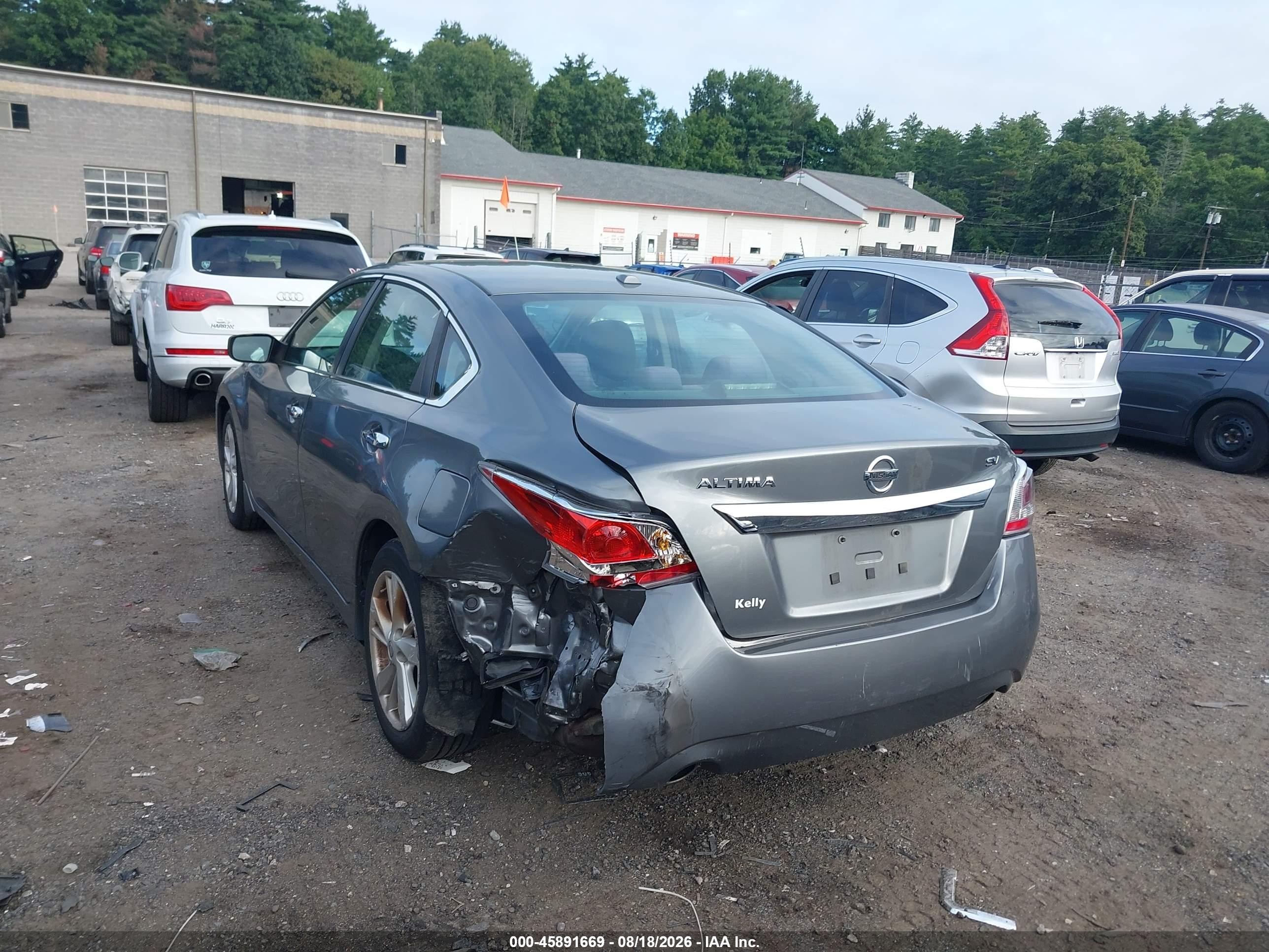 2015 Nissan Altima 2.5 Sv Серый vin: 1N4AL3APXFC419902