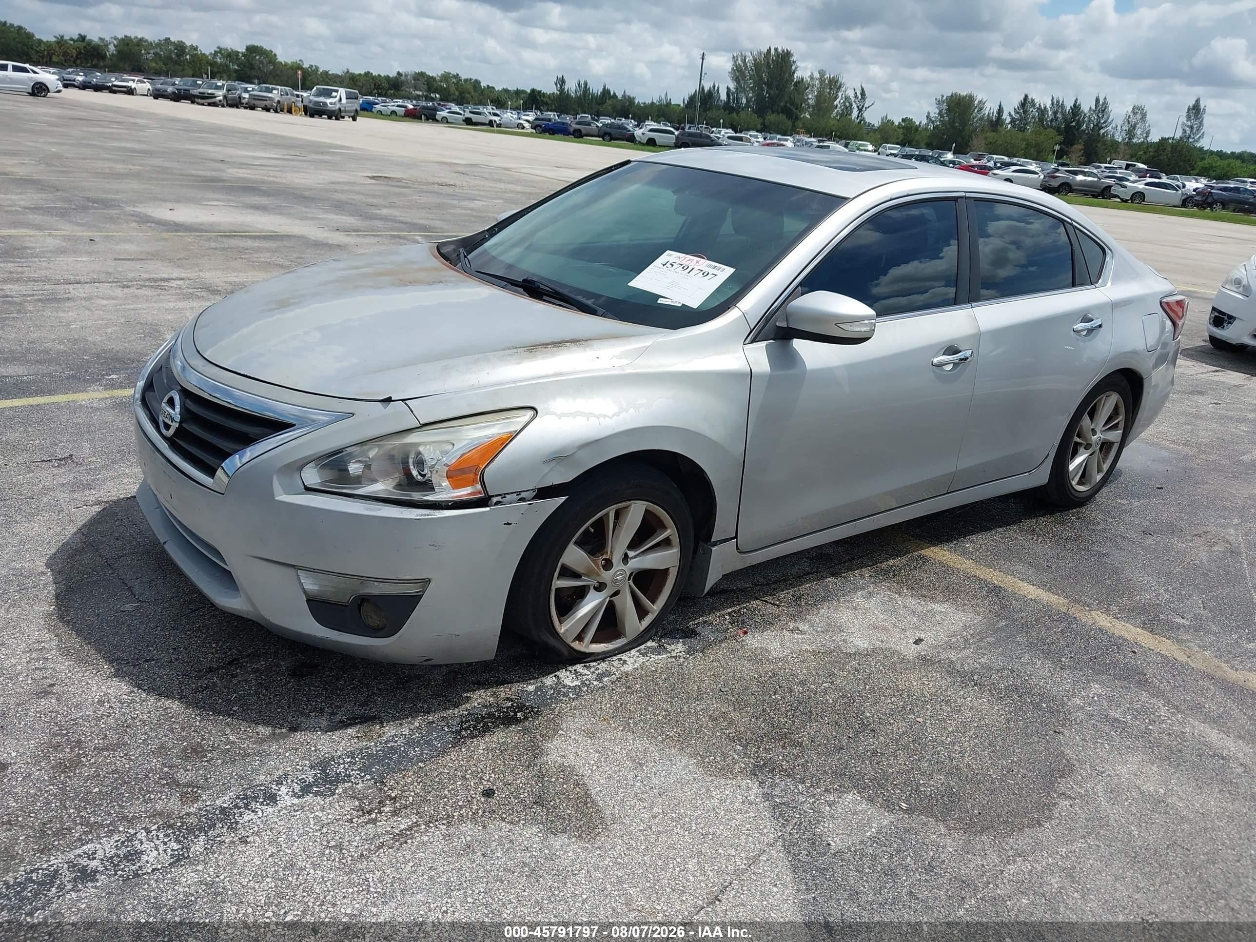 2015 Nissan Altima 2.5 Sl Silver vin: 1N4AL3APXFC426266