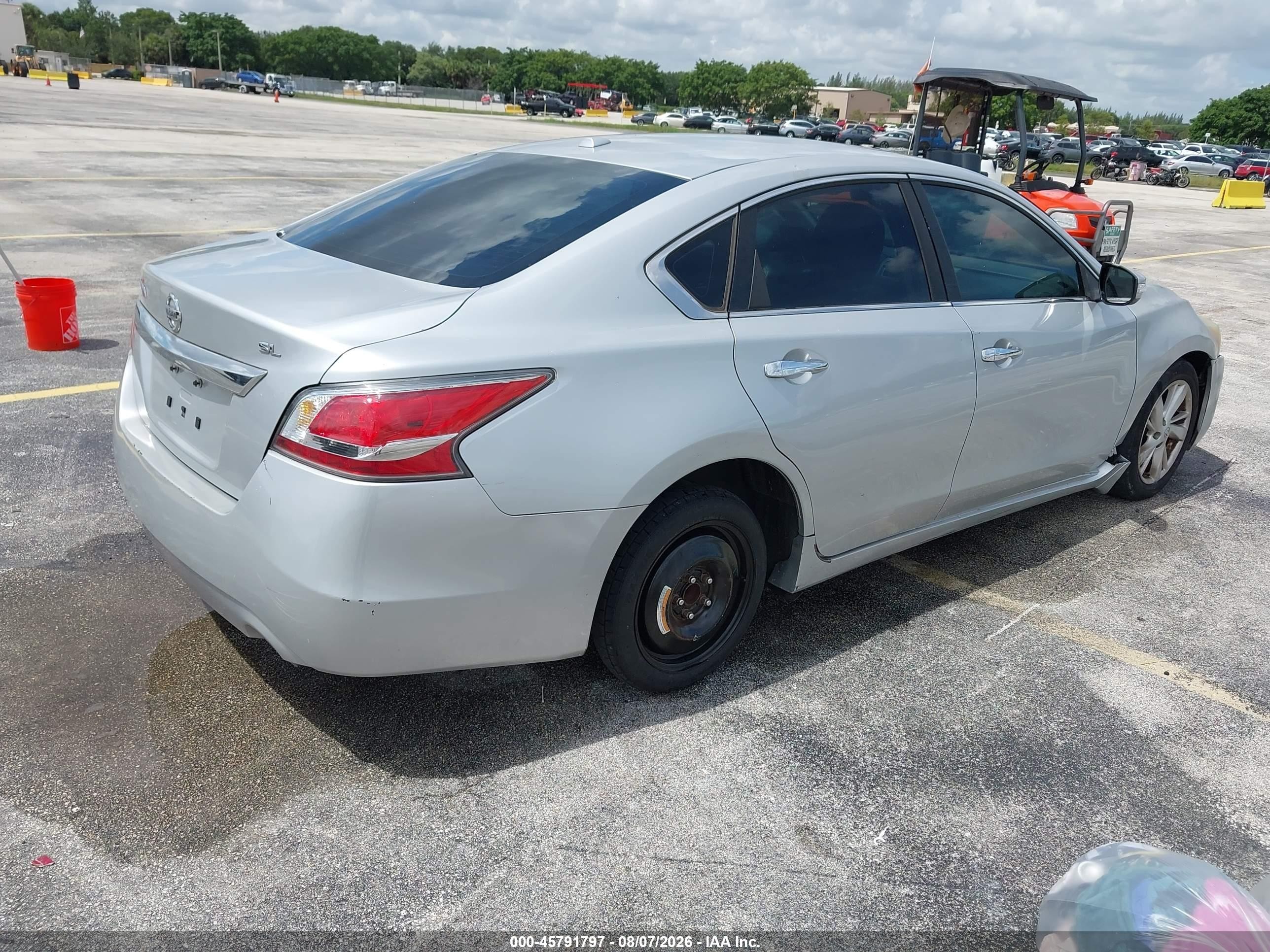 2015 Nissan Altima 2.5 Sl Silver vin: 1N4AL3APXFC426266