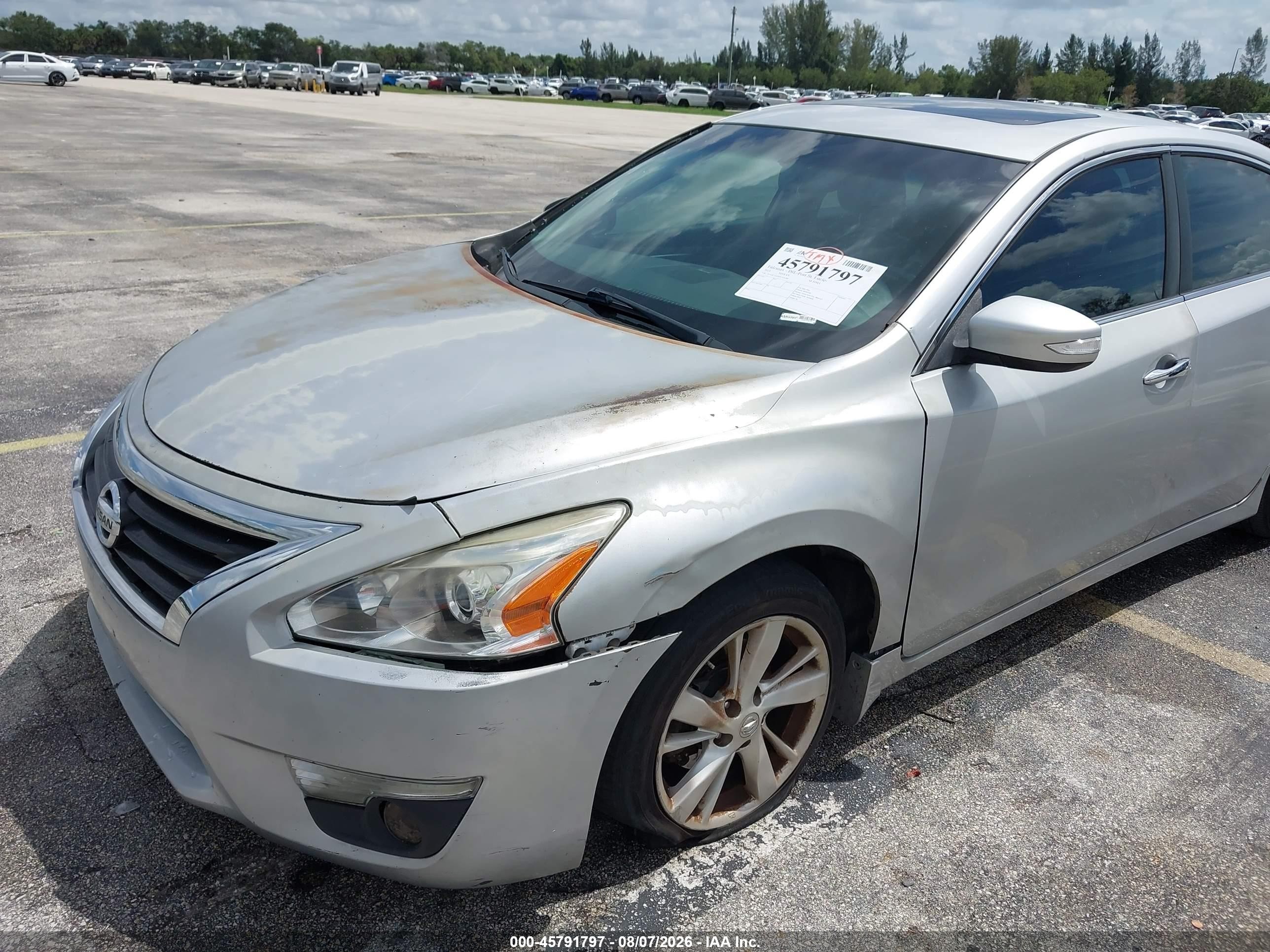 2015 Nissan Altima 2.5 Sl Silver vin: 1N4AL3APXFC426266
