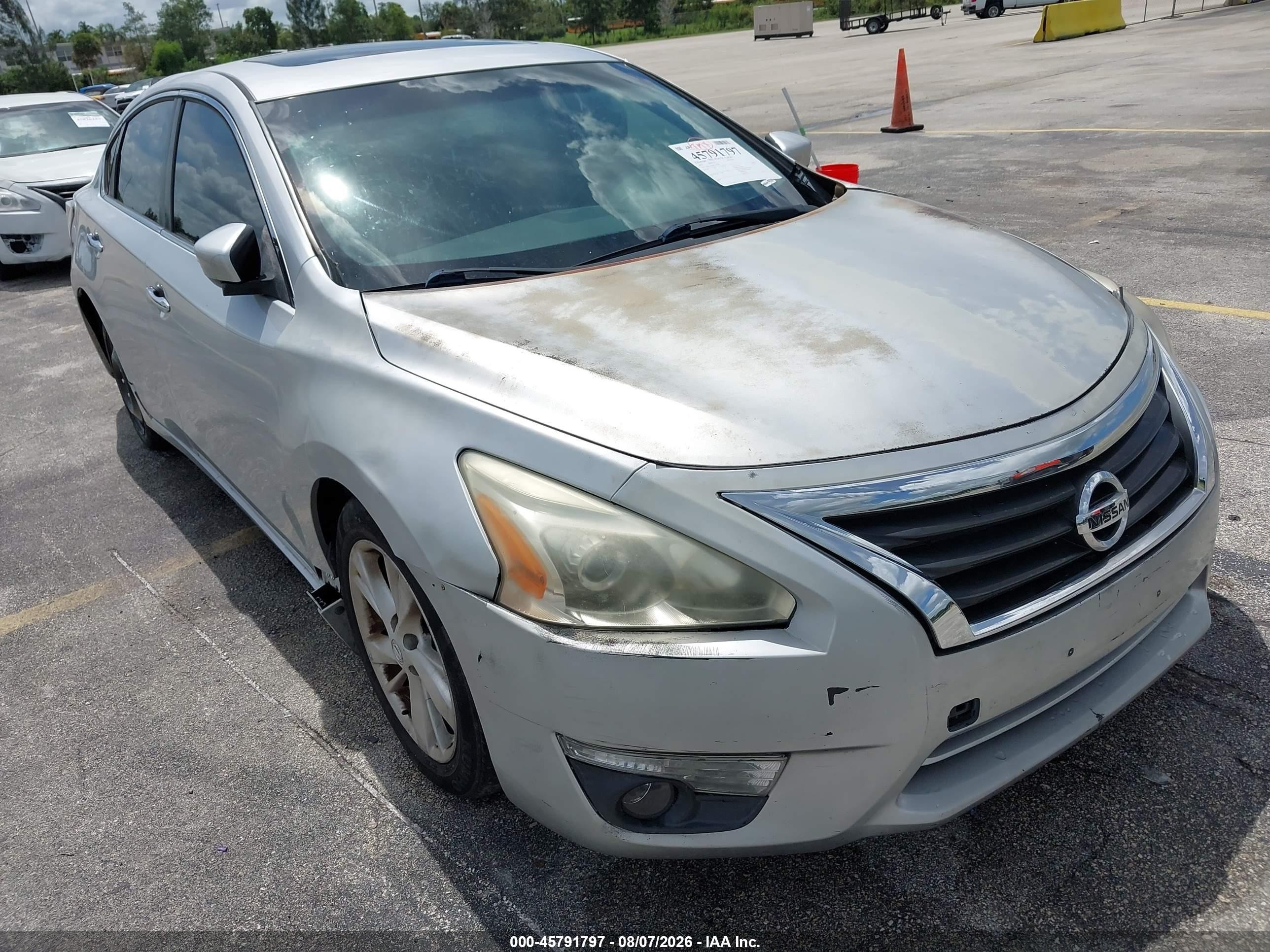 2015 Nissan Altima 2.5 Sl Silver vin: 1N4AL3APXFC426266