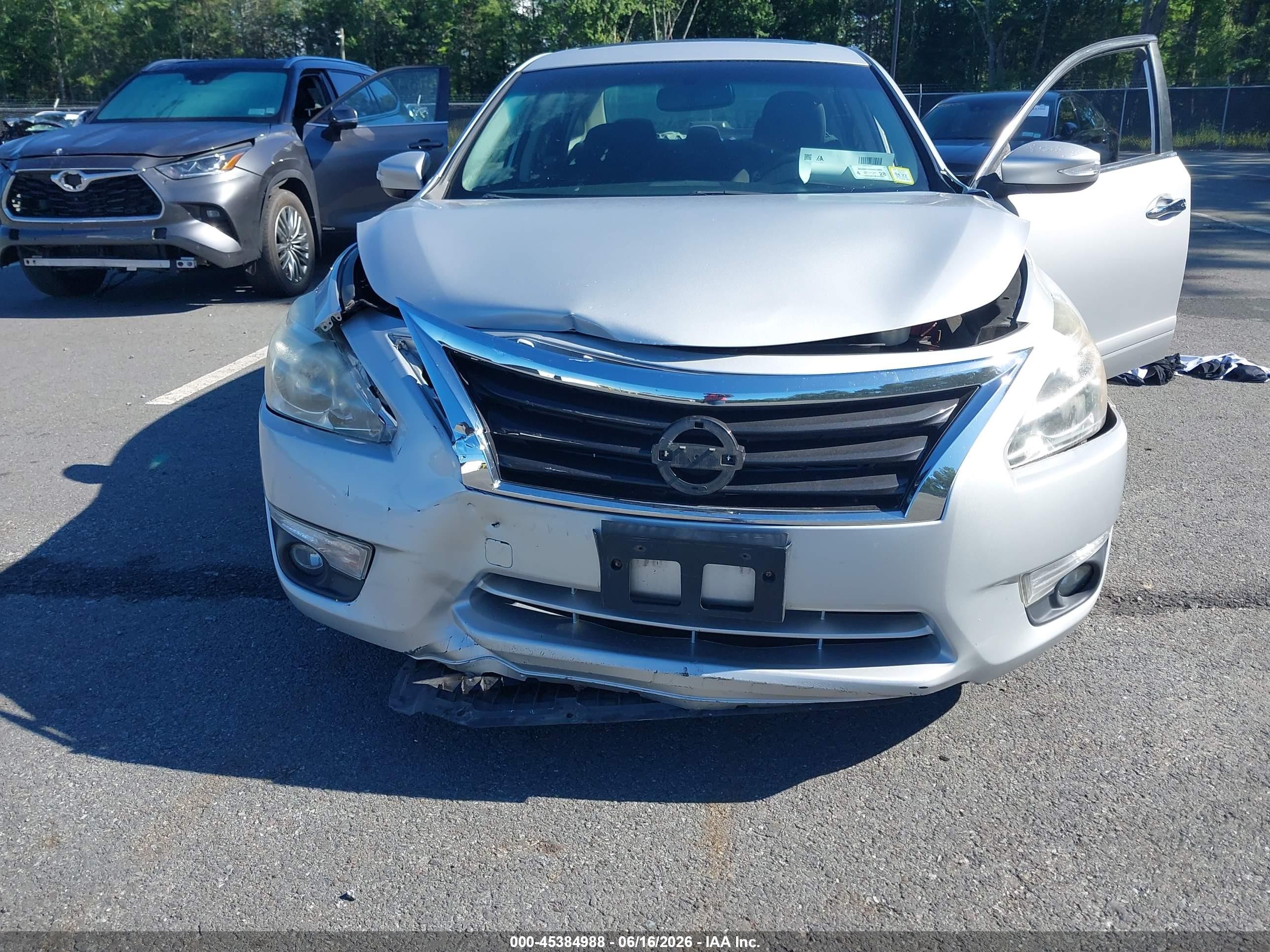 2015 Nissan Altima 2.5 Sv Silver vin: 1N4AL3APXFC426431