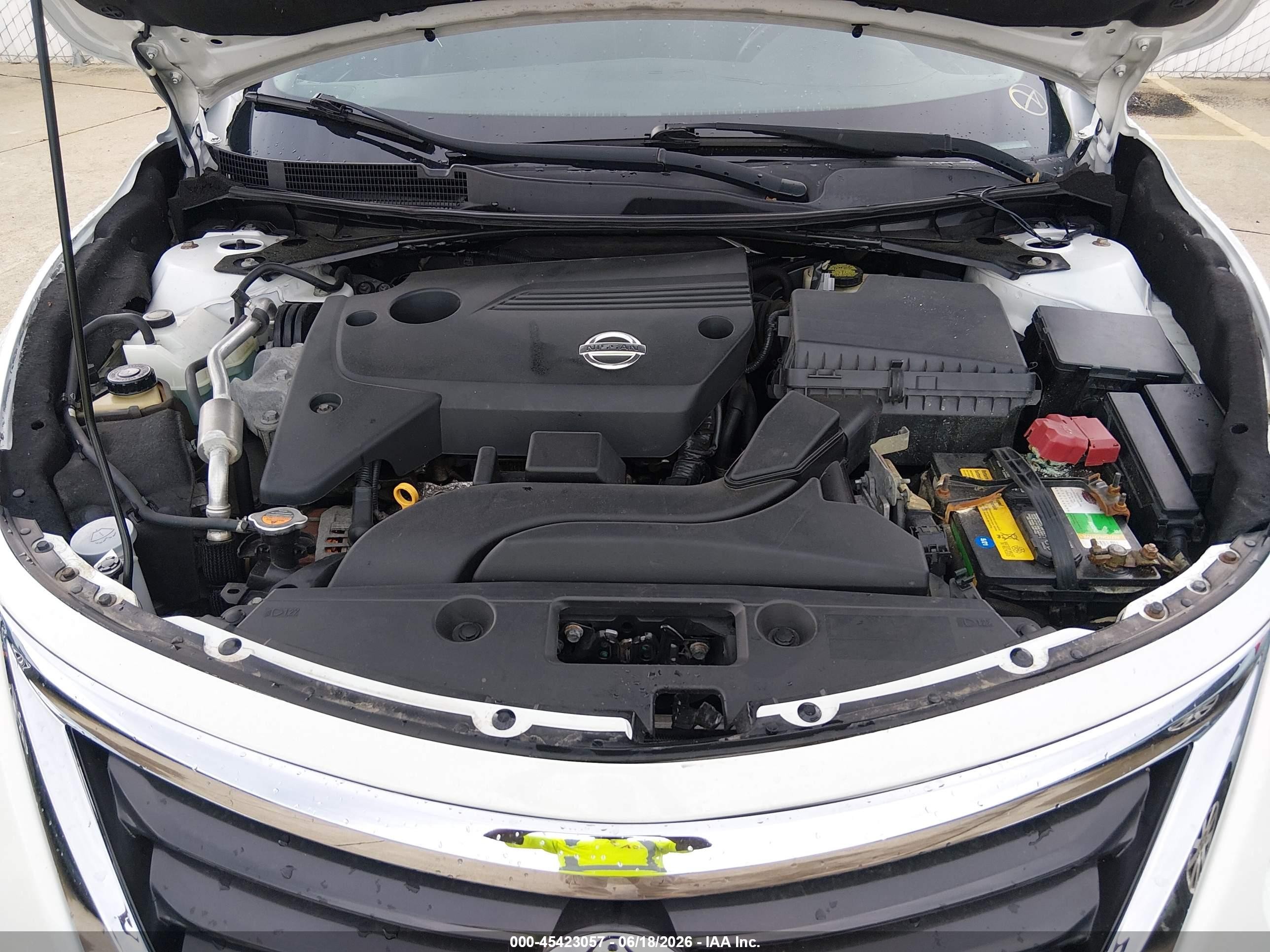 2015 Nissan Altima 2.5 Sv White vin: 1N4AL3APXFC436215
