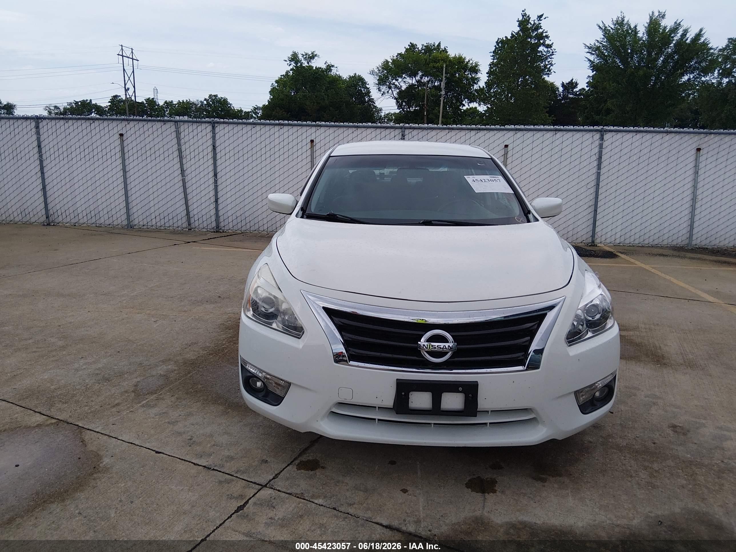 2015 Nissan Altima 2.5 Sv White vin: 1N4AL3APXFC436215