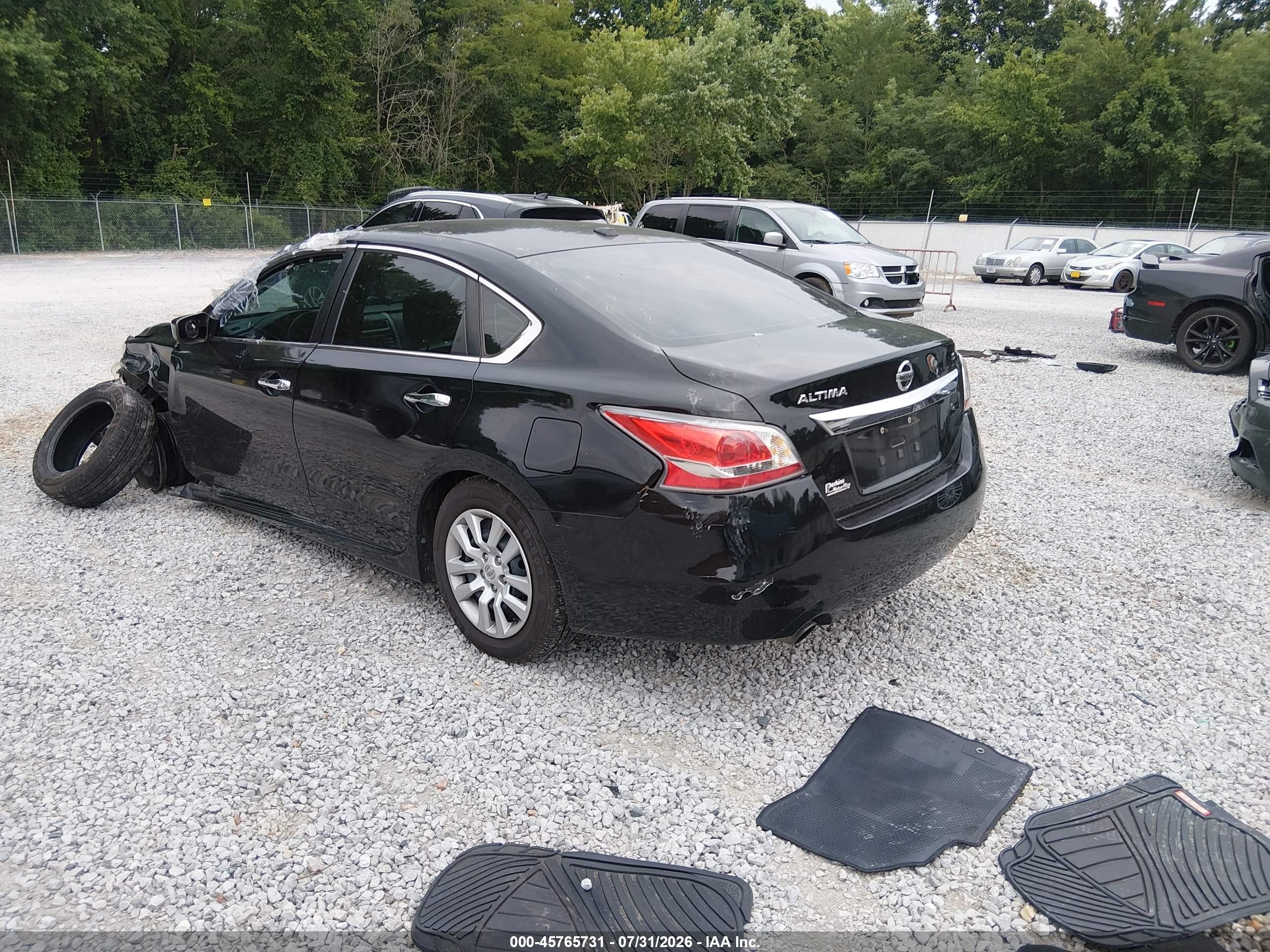 2015 Nissan Altima 2.5/2.5 S/2.5 Sl/2.5 Sv Black vin: 1N4AL3APXFC438613
