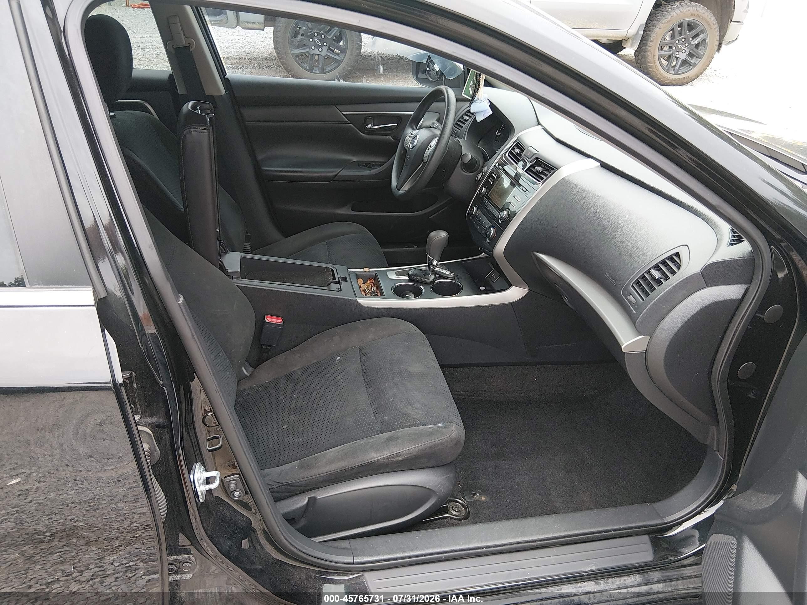 2015 Nissan Altima 2.5/2.5 S/2.5 Sl/2.5 Sv Black vin: 1N4AL3APXFC438613