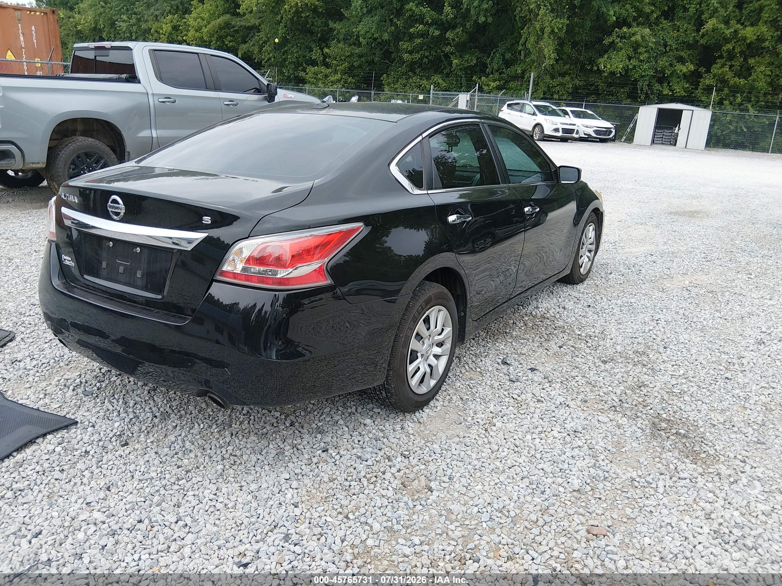 2015 Nissan Altima 2.5/2.5 S/2.5 Sl/2.5 Sv Black vin: 1N4AL3APXFC438613