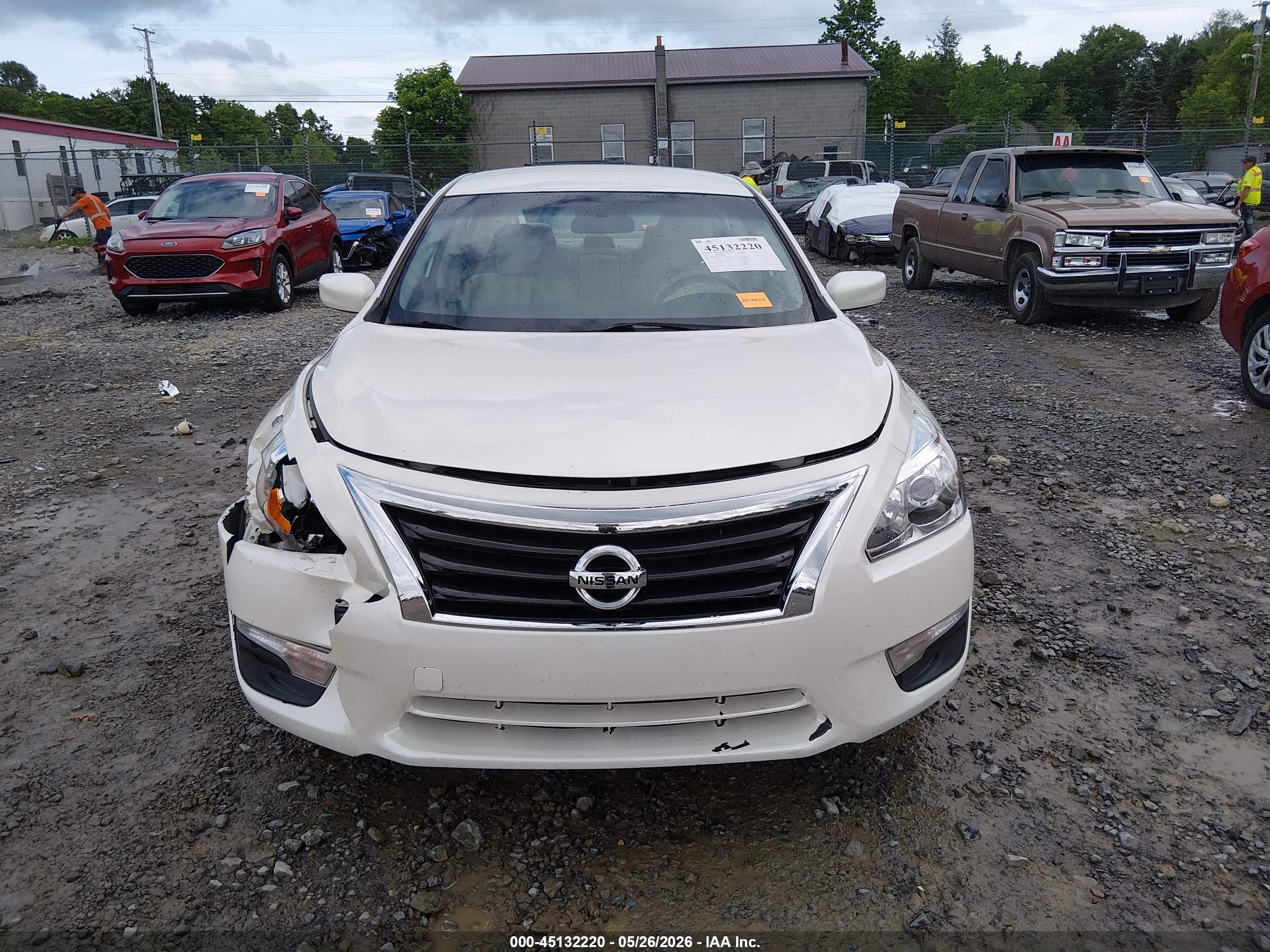 2015 Nissan Altima 2.5 S White vin: 1N4AL3APXFC443116