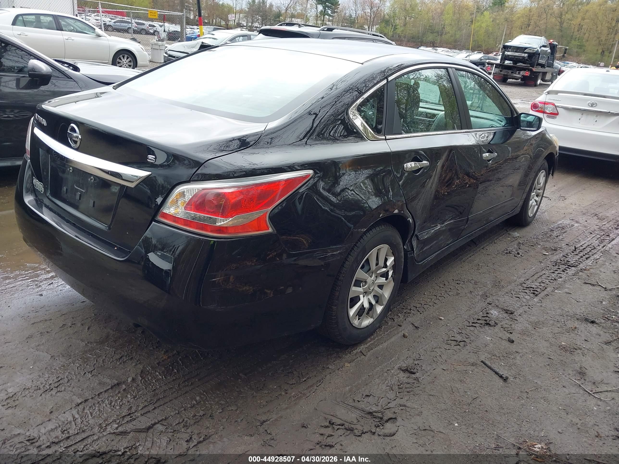 2015 Nissan Altima 2.5 S Черный vin: 1N4AL3APXFC447246