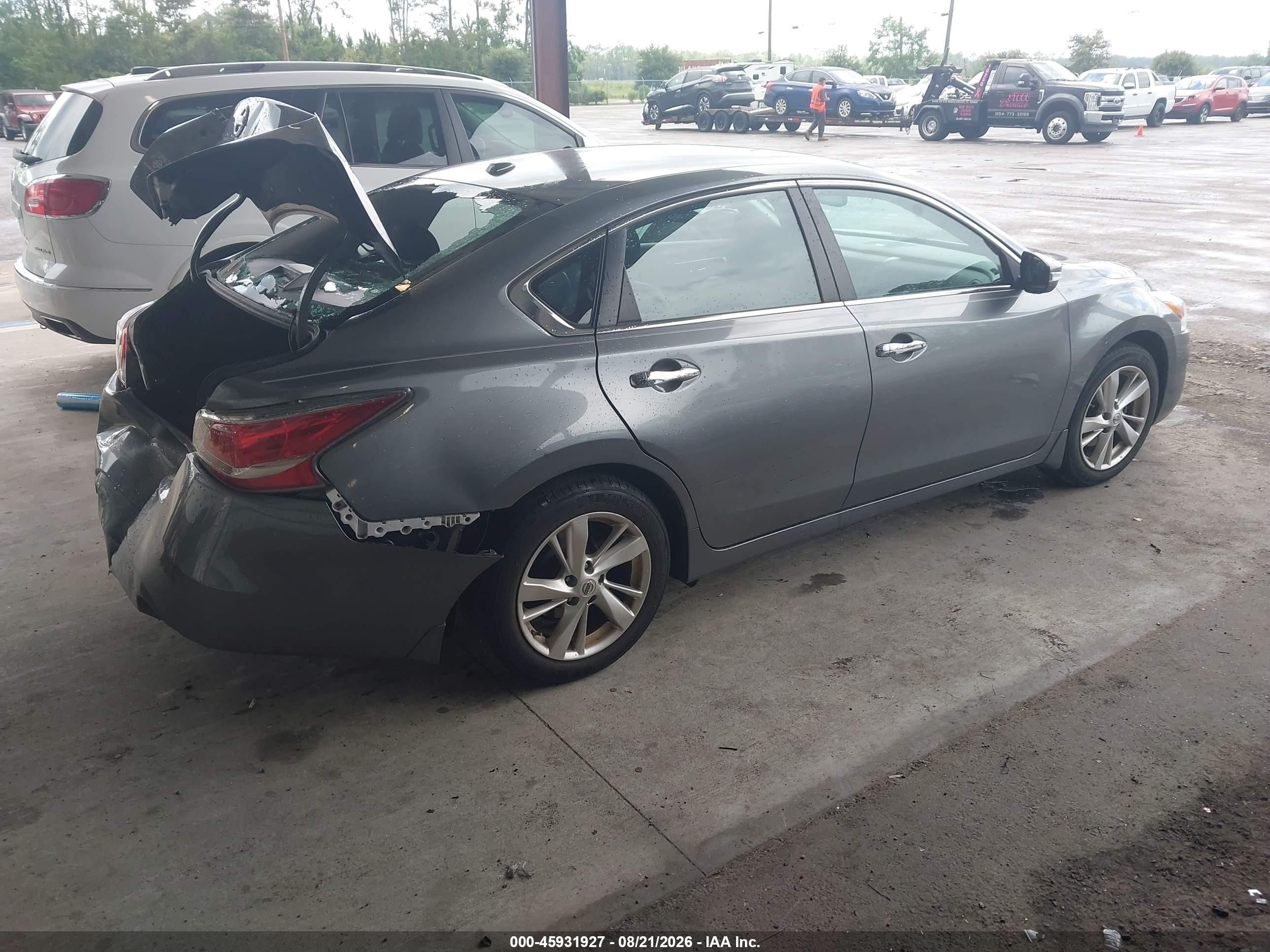 2015 Nissan Altima 2.5 Sl Серый vin: 1N4AL3APXFC453600