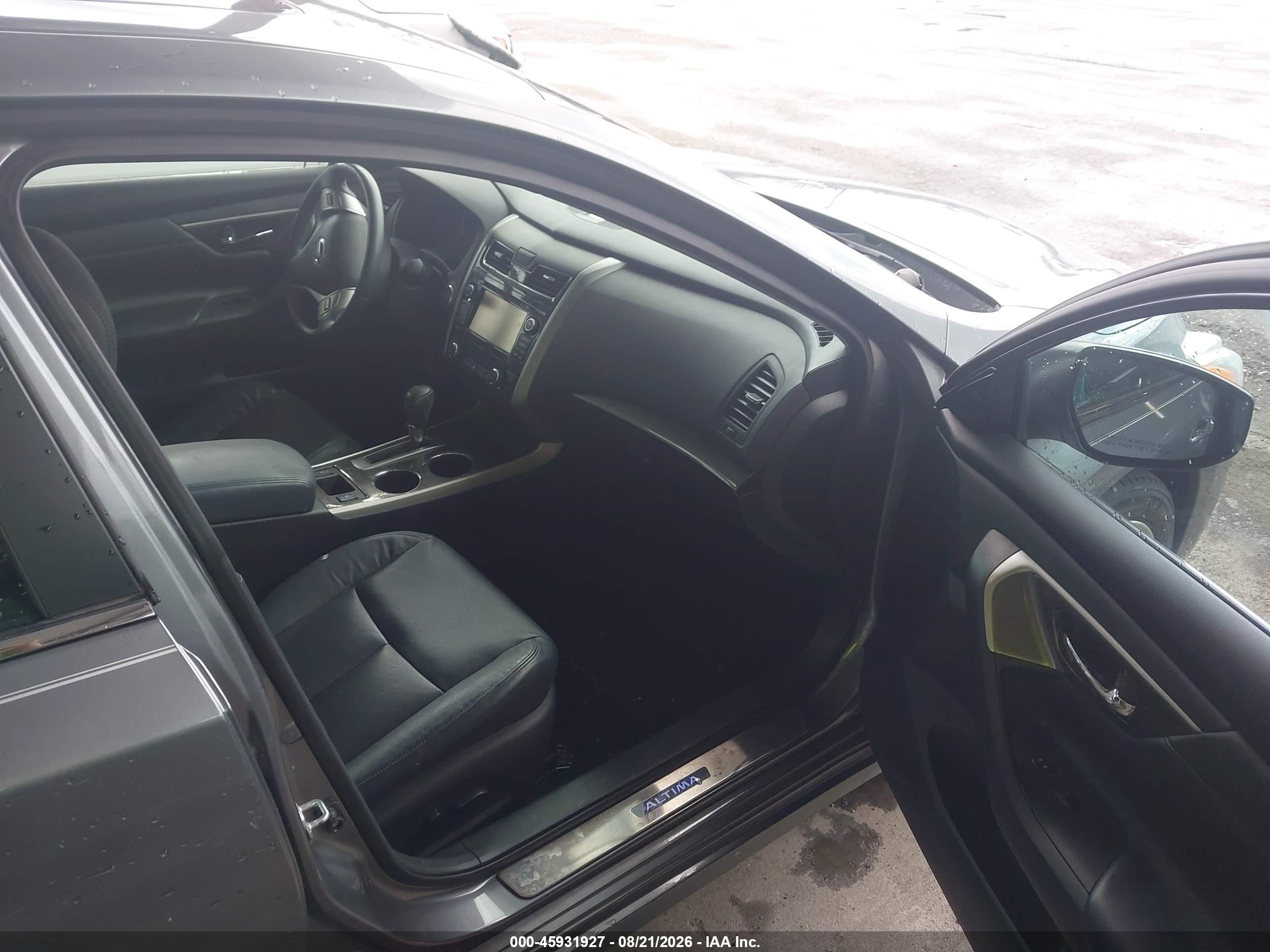 2015 Nissan Altima 2.5 Sl Серый vin: 1N4AL3APXFC453600