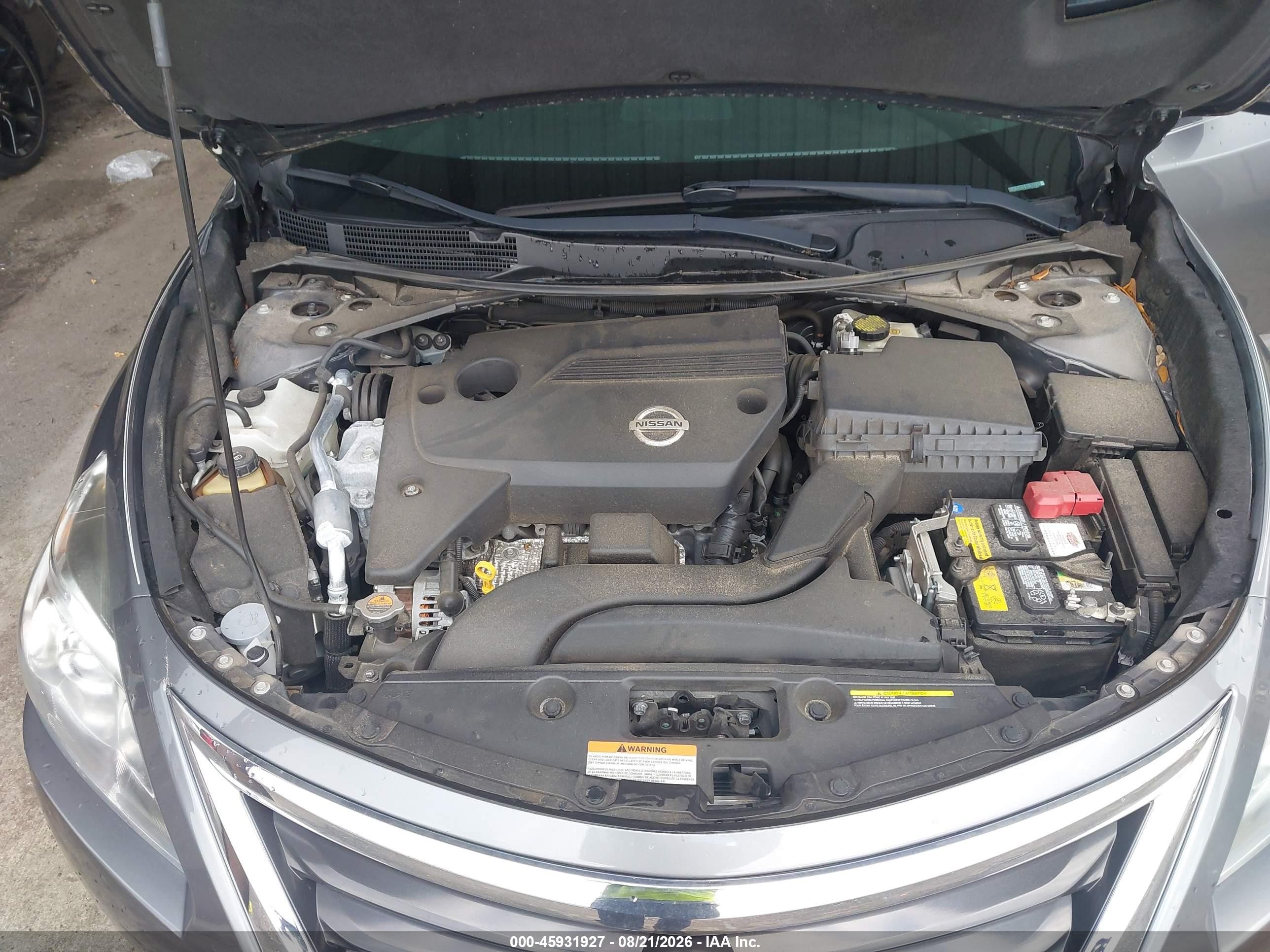 2015 Nissan Altima 2.5 Sl Серый vin: 1N4AL3APXFC453600