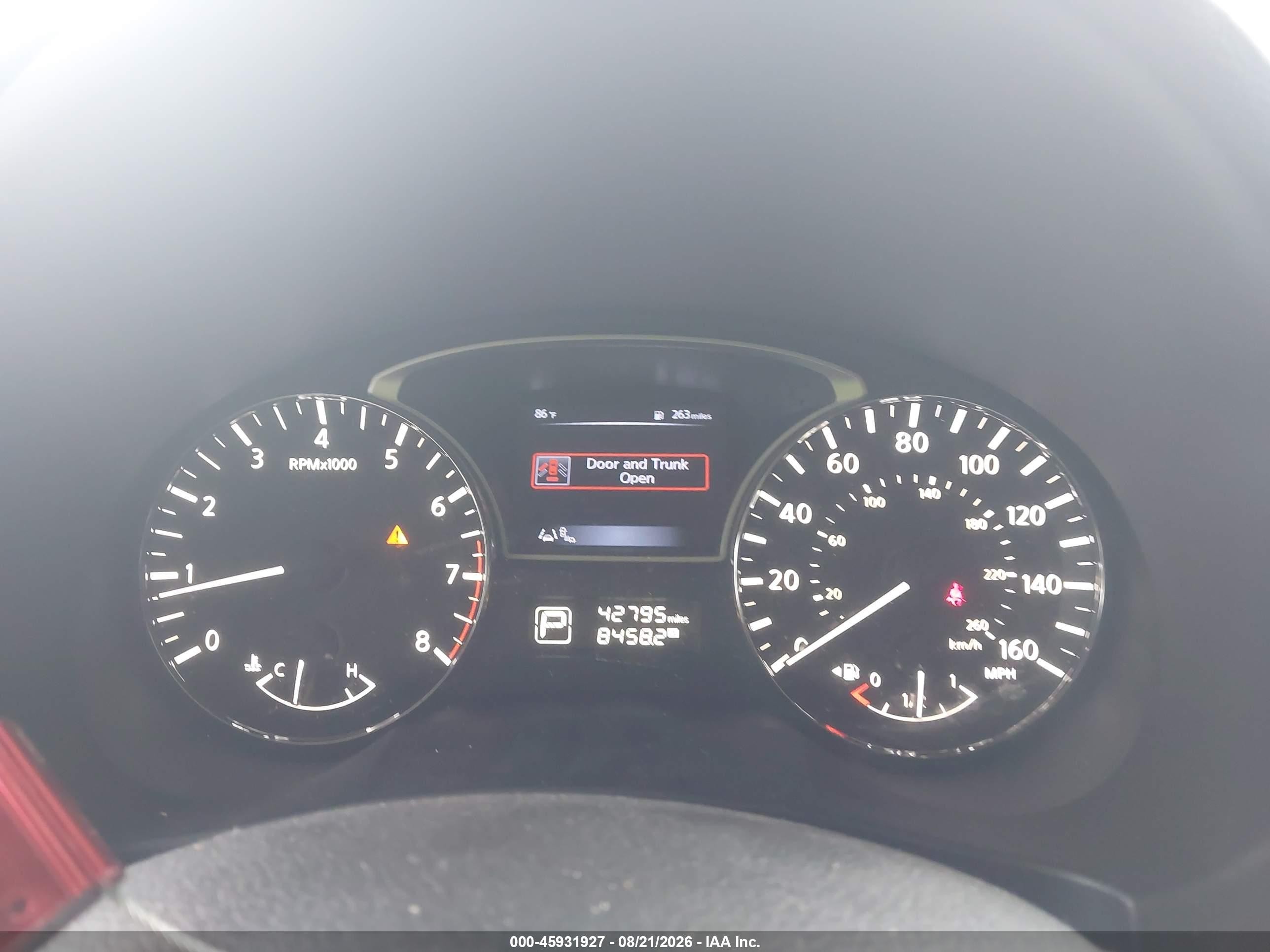 2015 Nissan Altima 2.5 Sl Серый vin: 1N4AL3APXFC453600