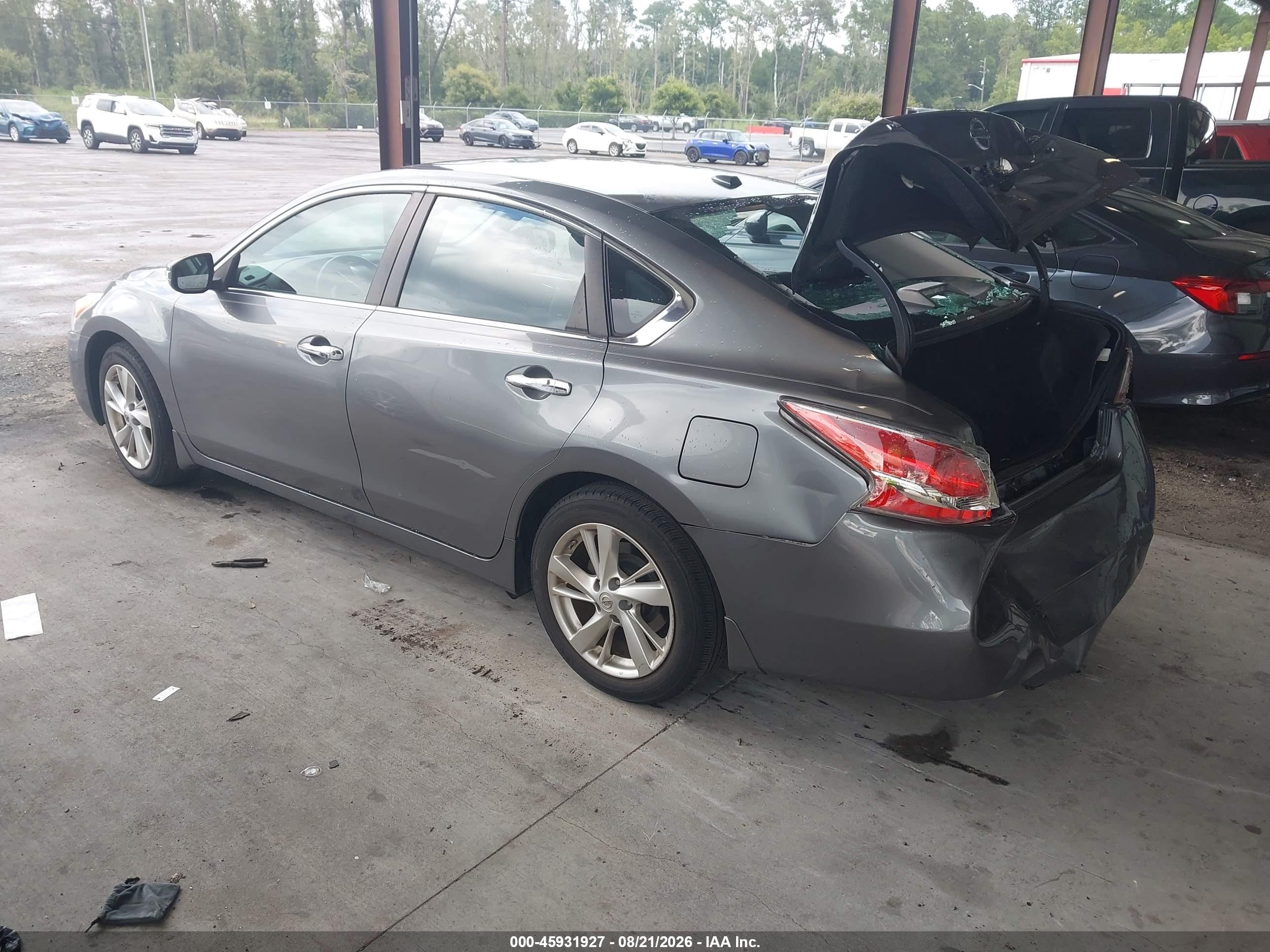 2015 Nissan Altima 2.5 Sl Серый vin: 1N4AL3APXFC453600