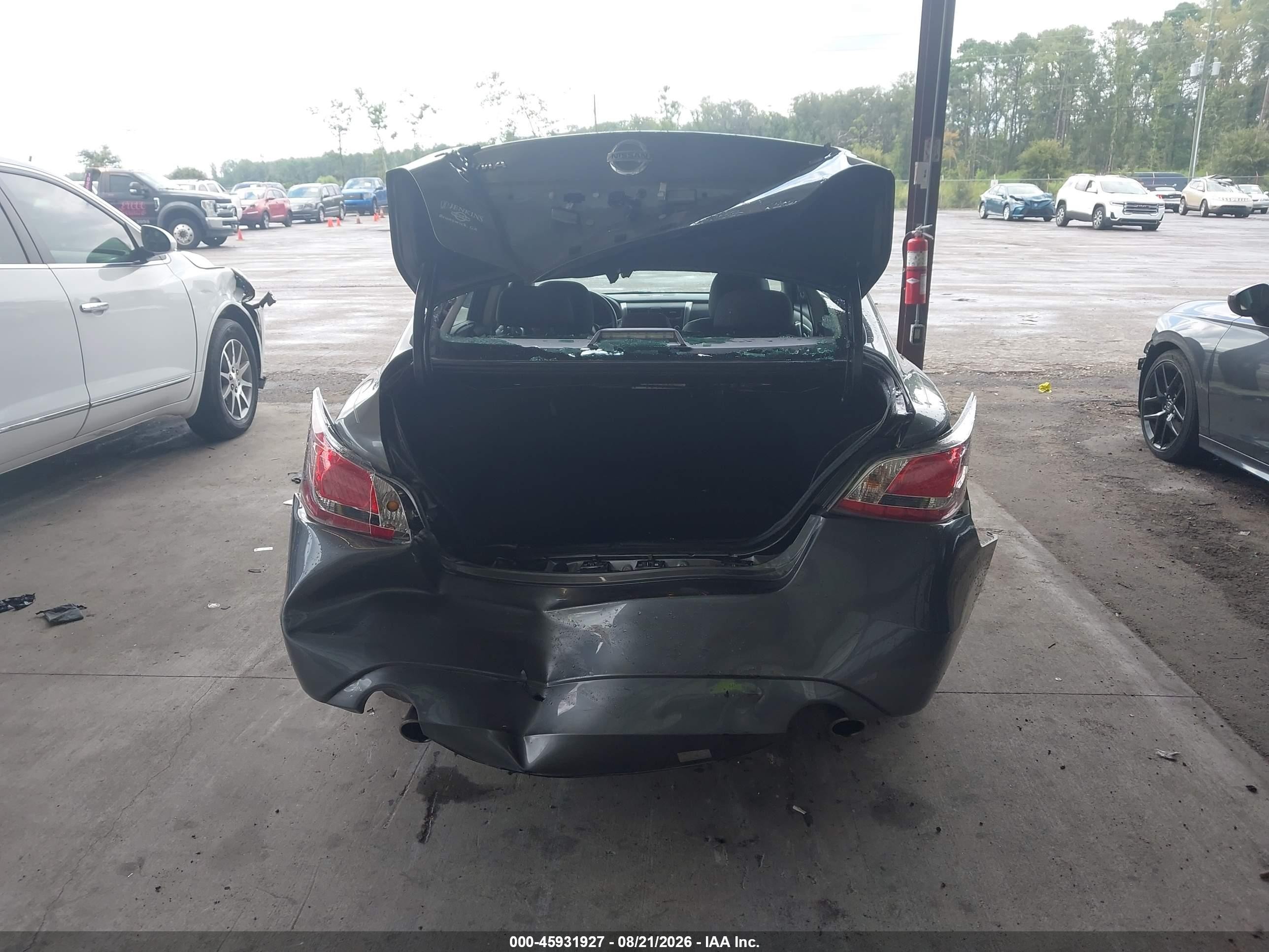 2015 Nissan Altima 2.5 Sl Серый vin: 1N4AL3APXFC453600