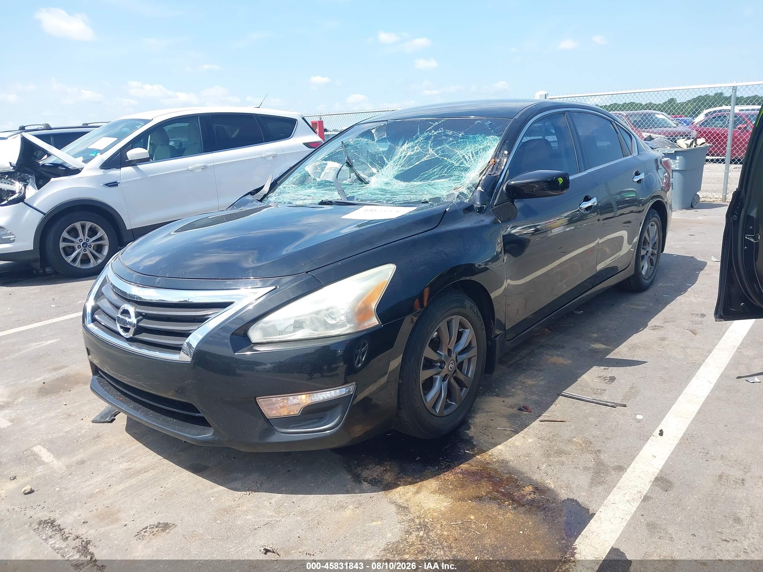 2015 Nissan Altima 2.5 S Black vin: 1N4AL3APXFC475001