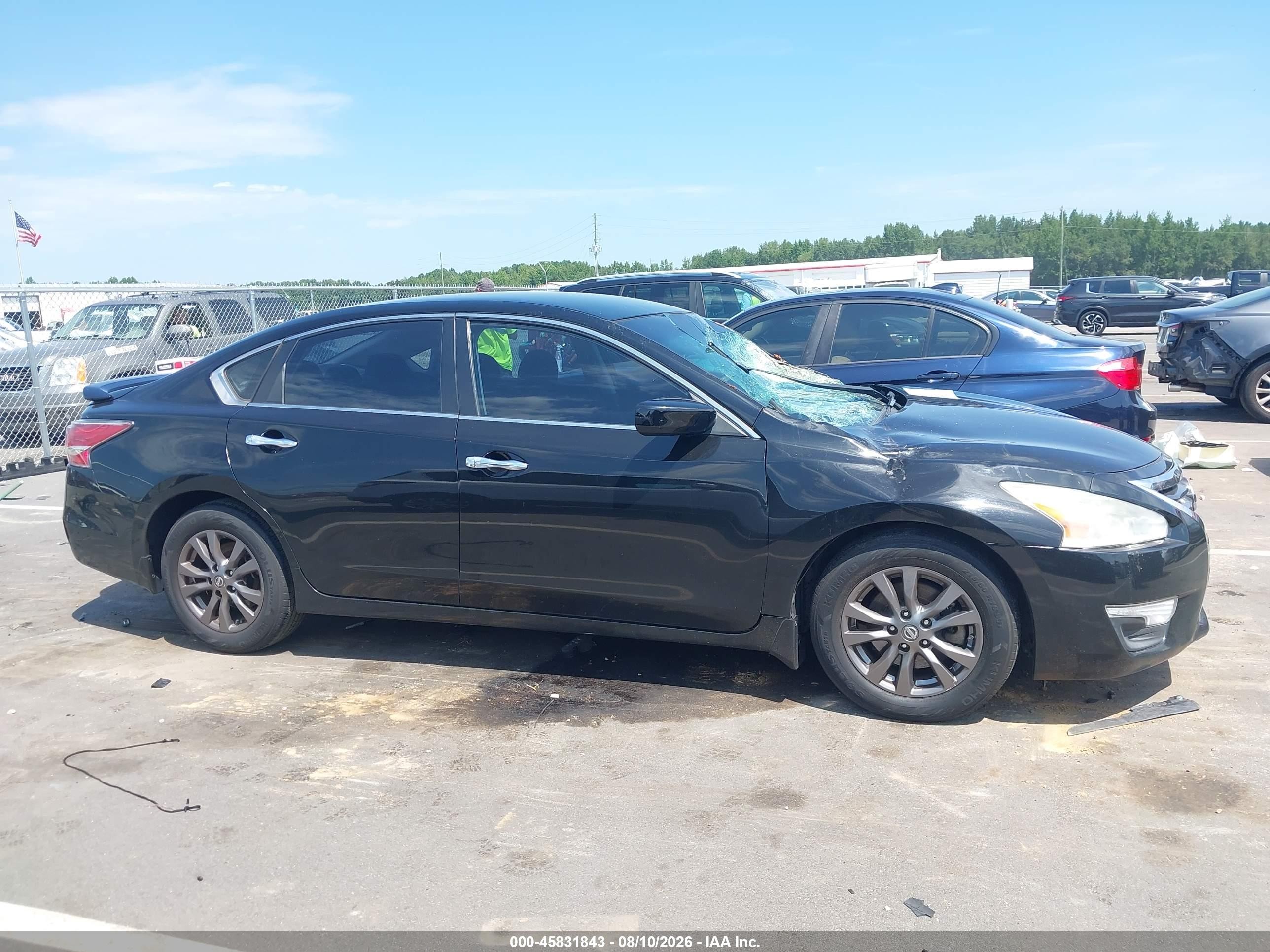 2015 Nissan Altima 2.5 S Black vin: 1N4AL3APXFC475001
