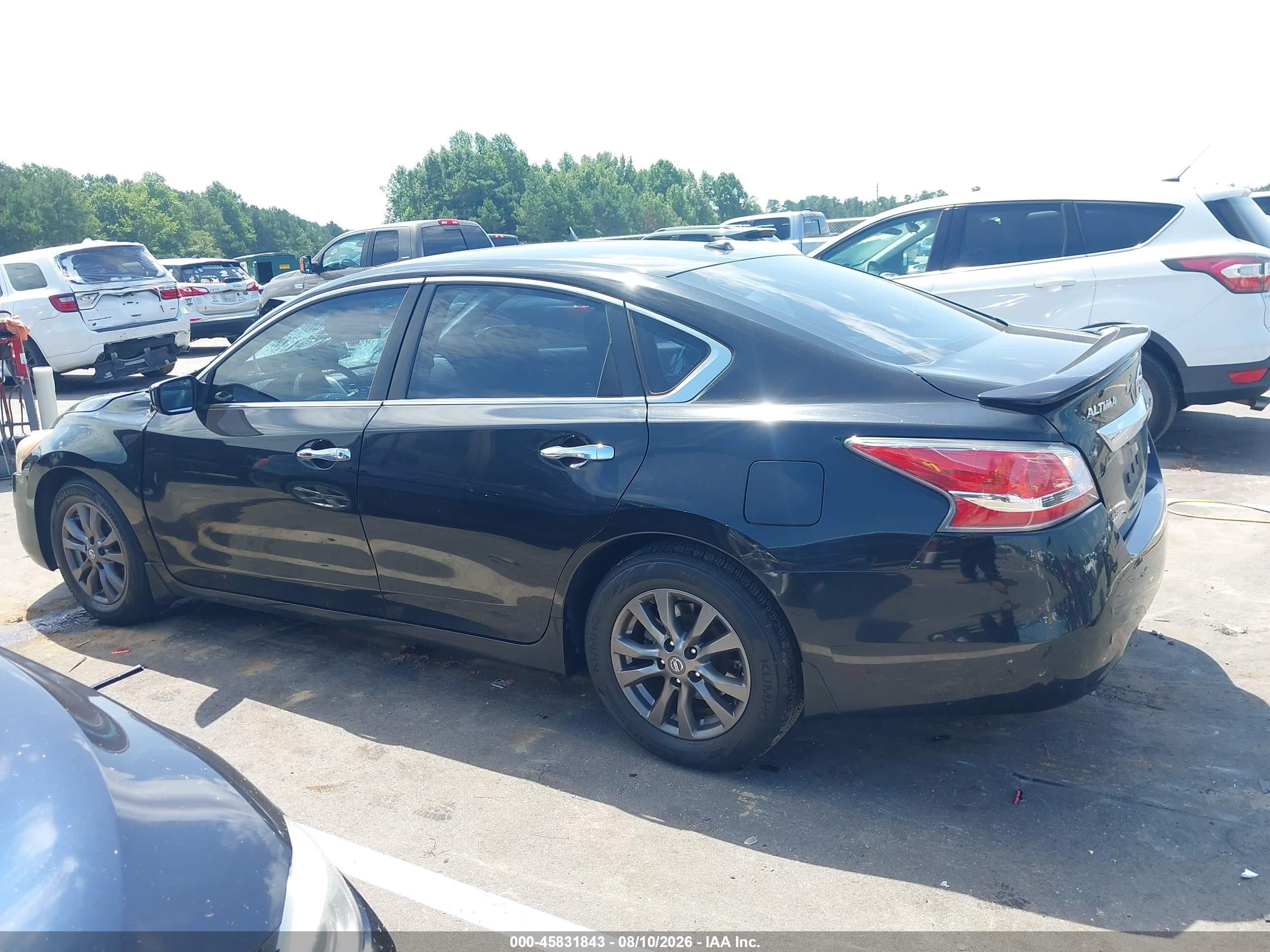 2015 Nissan Altima 2.5 S Black vin: 1N4AL3APXFC475001