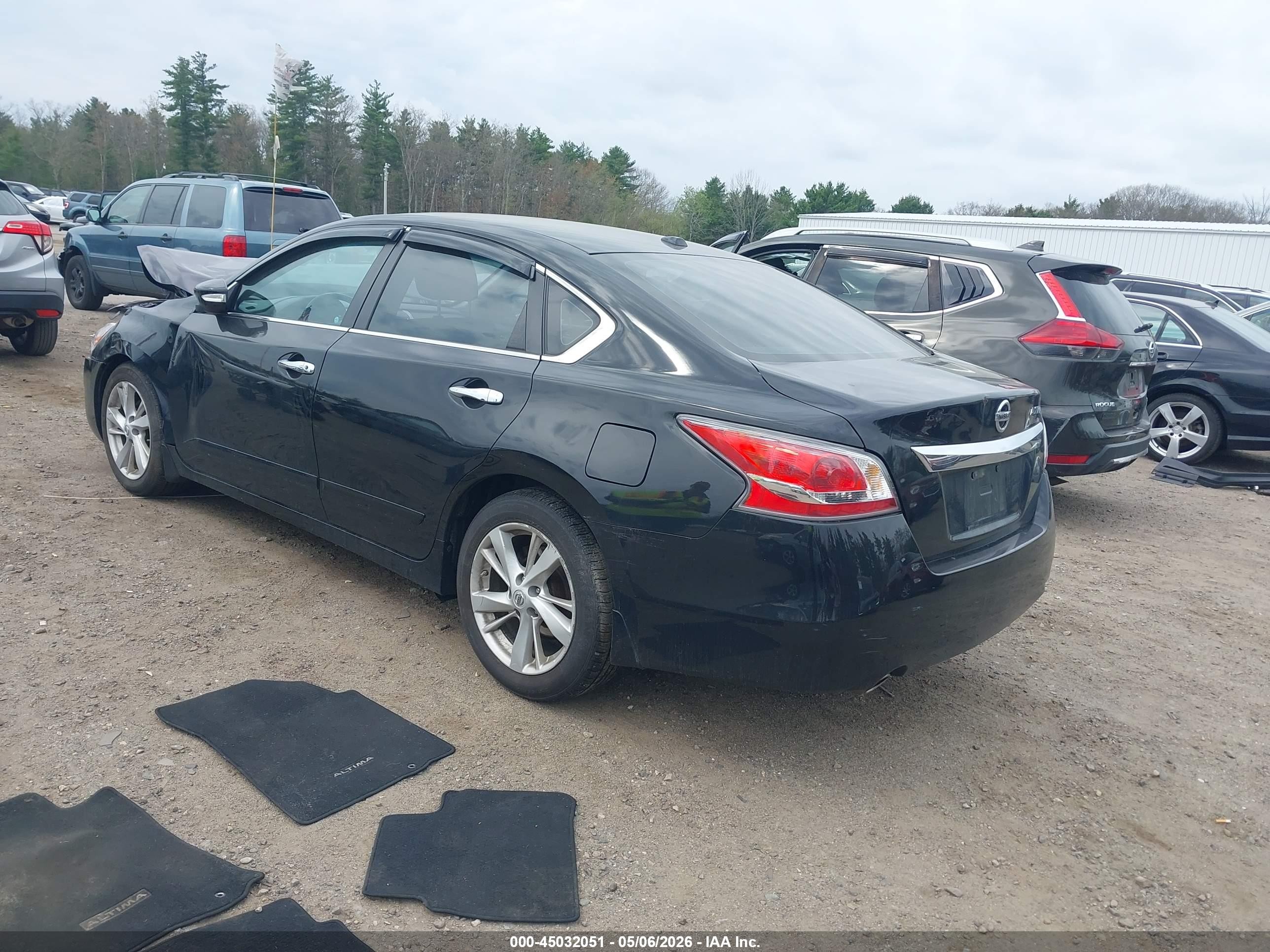 2015 Nissan Altima 2.5 Sv Black vin: 1N4AL3APXFC475712