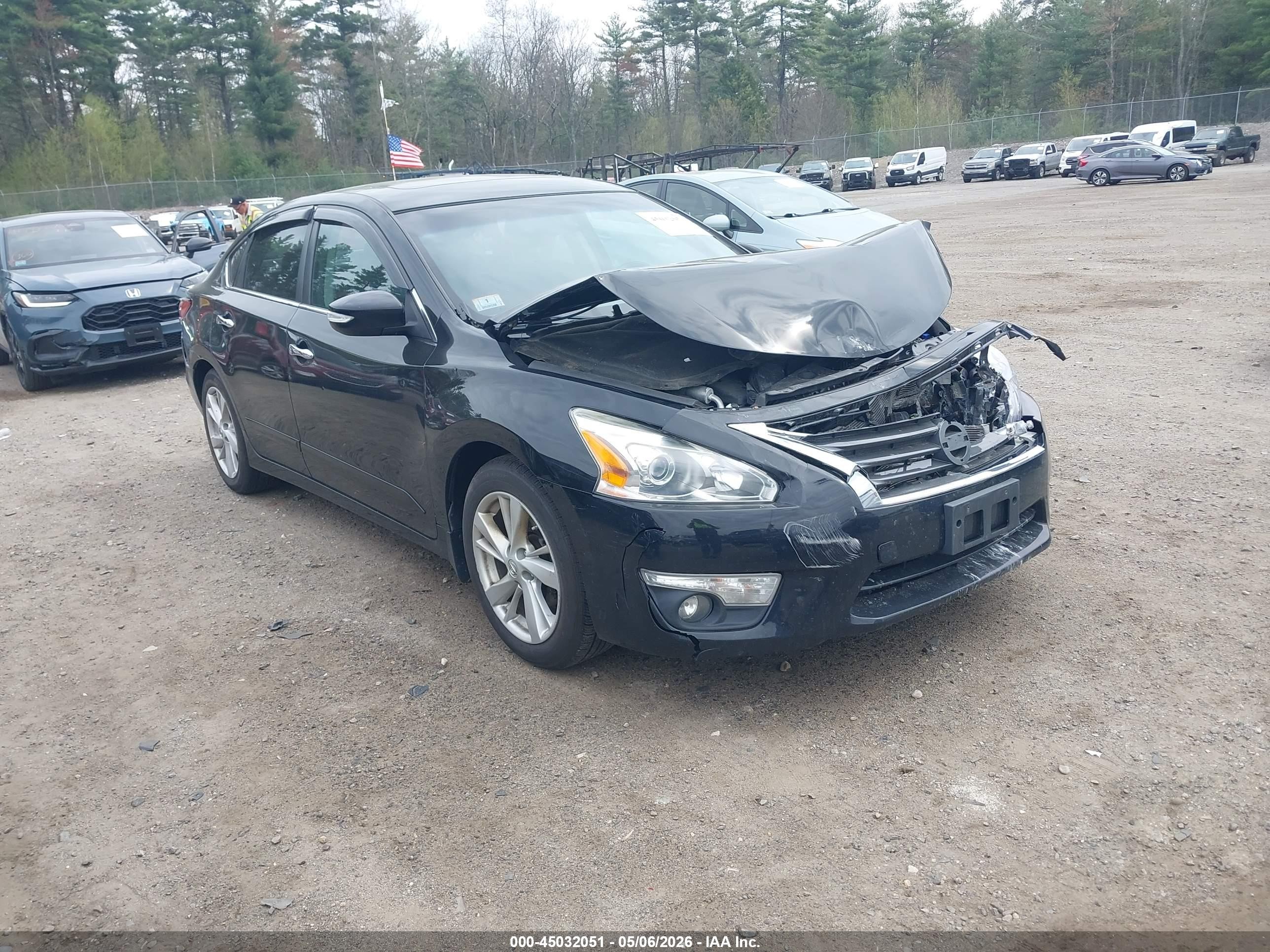 2015 Nissan Altima 2.5 Sv Black vin: 1N4AL3APXFC475712