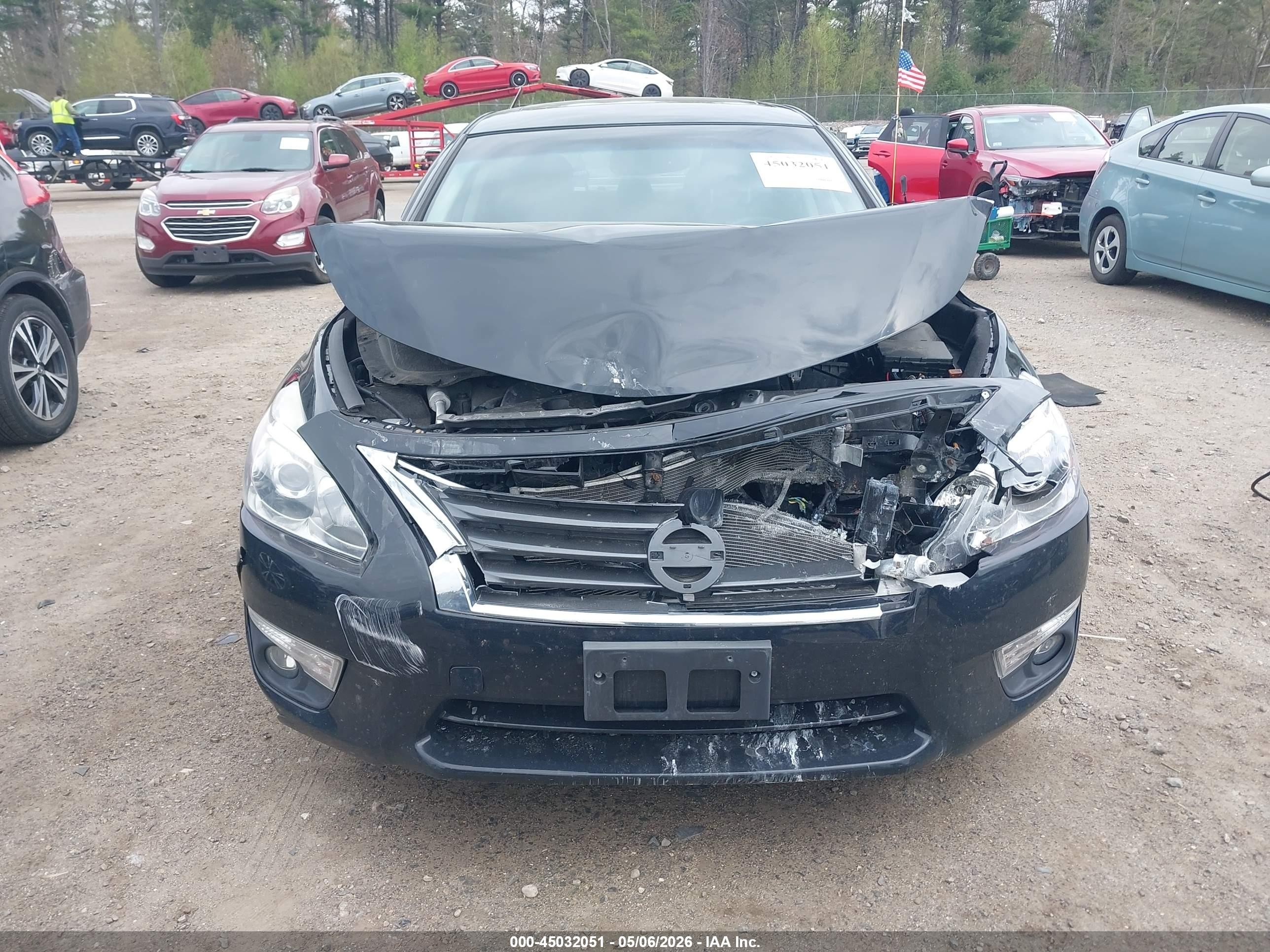 2015 Nissan Altima 2.5 Sv Black vin: 1N4AL3APXFC475712