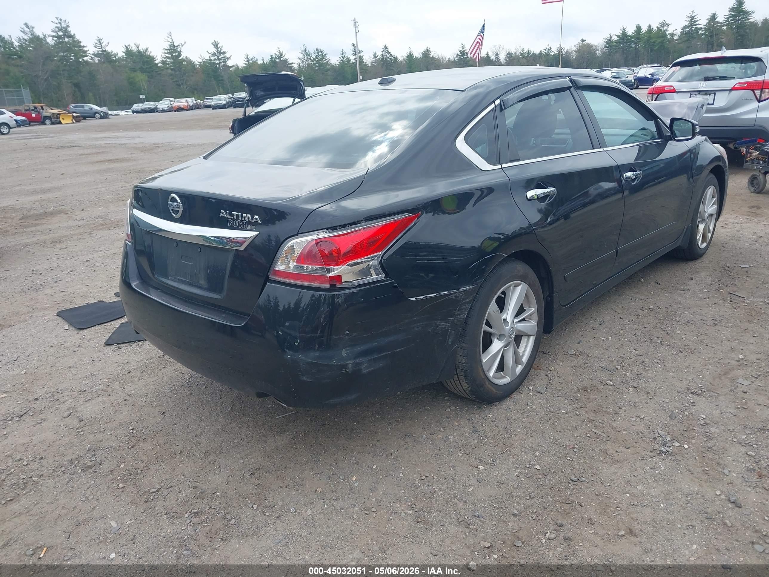 2015 Nissan Altima 2.5 Sv Black vin: 1N4AL3APXFC475712