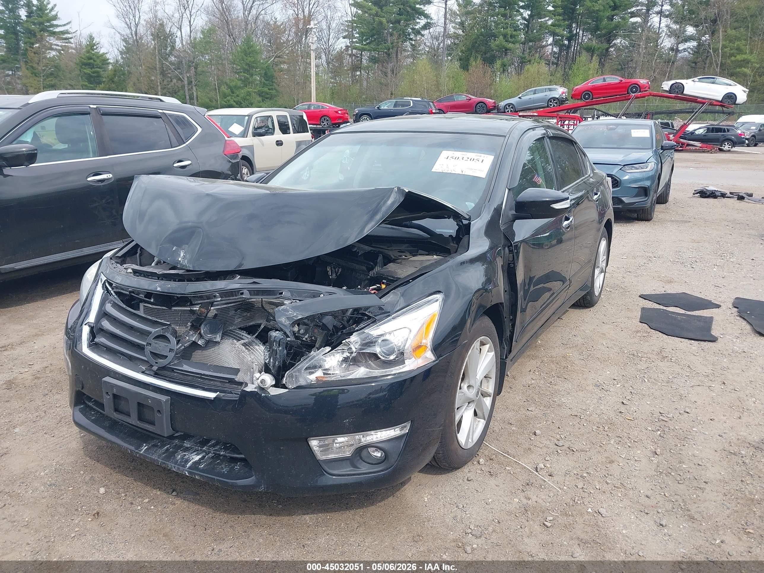 2015 Nissan Altima 2.5 Sv Black vin: 1N4AL3APXFC475712