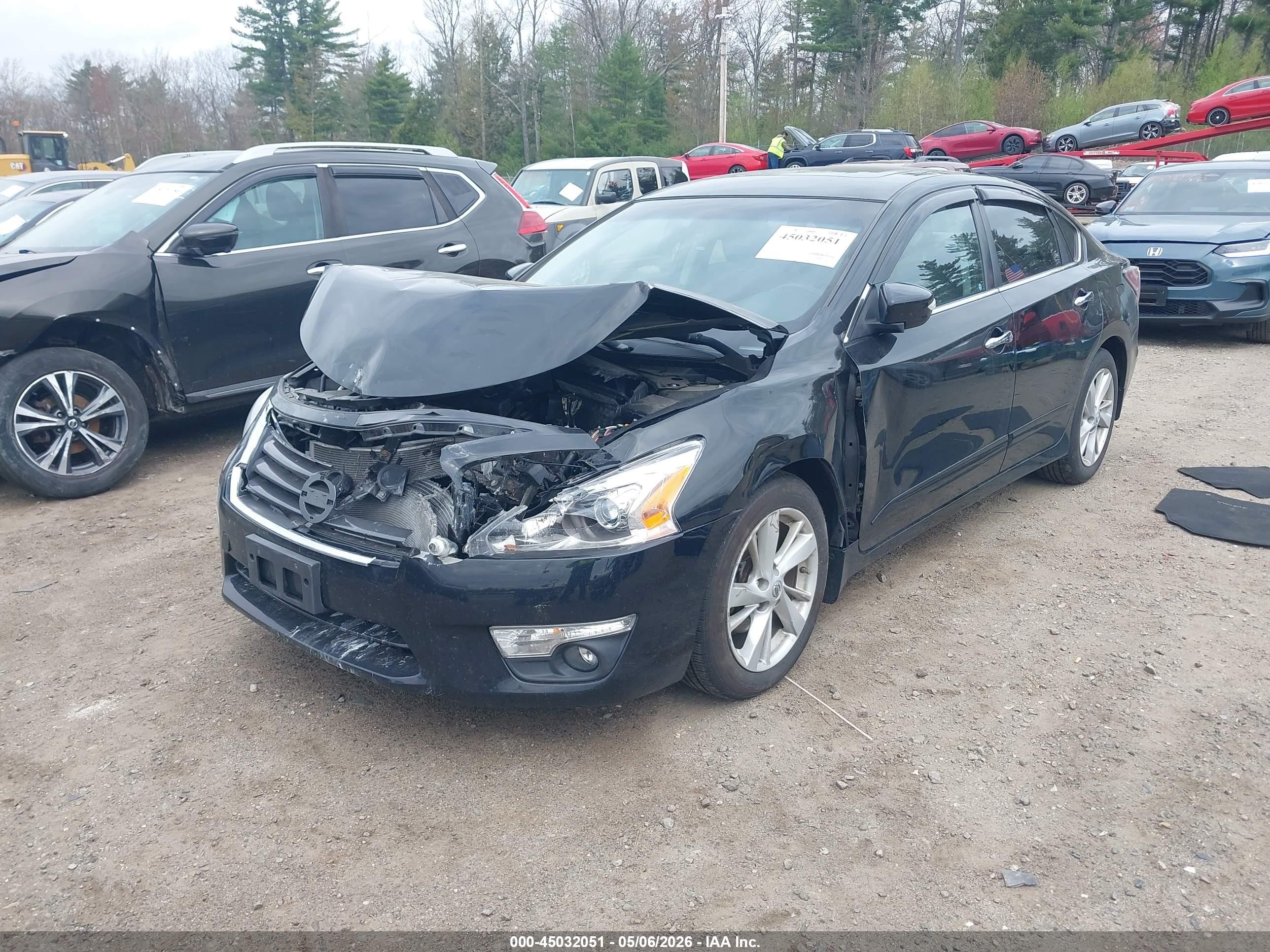 2015 Nissan Altima 2.5 Sv Black vin: 1N4AL3APXFC475712