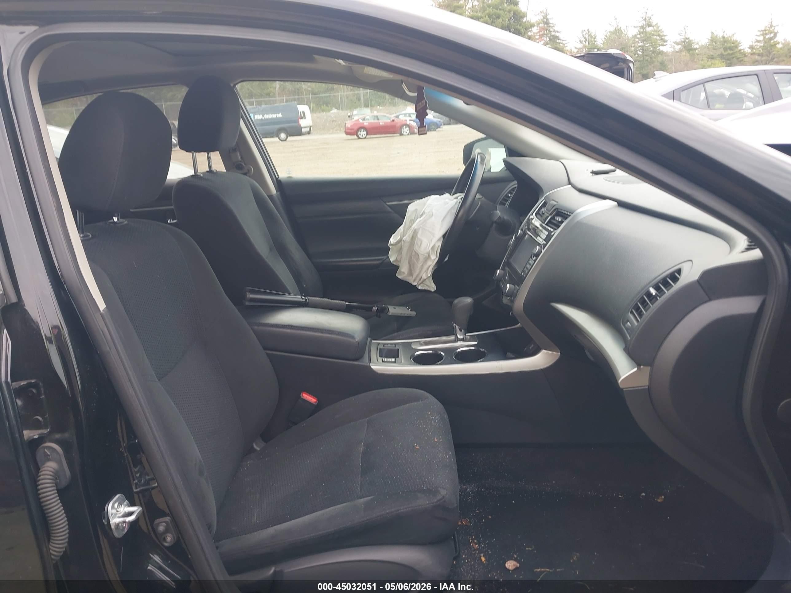 2015 Nissan Altima 2.5 Sv Black vin: 1N4AL3APXFC475712