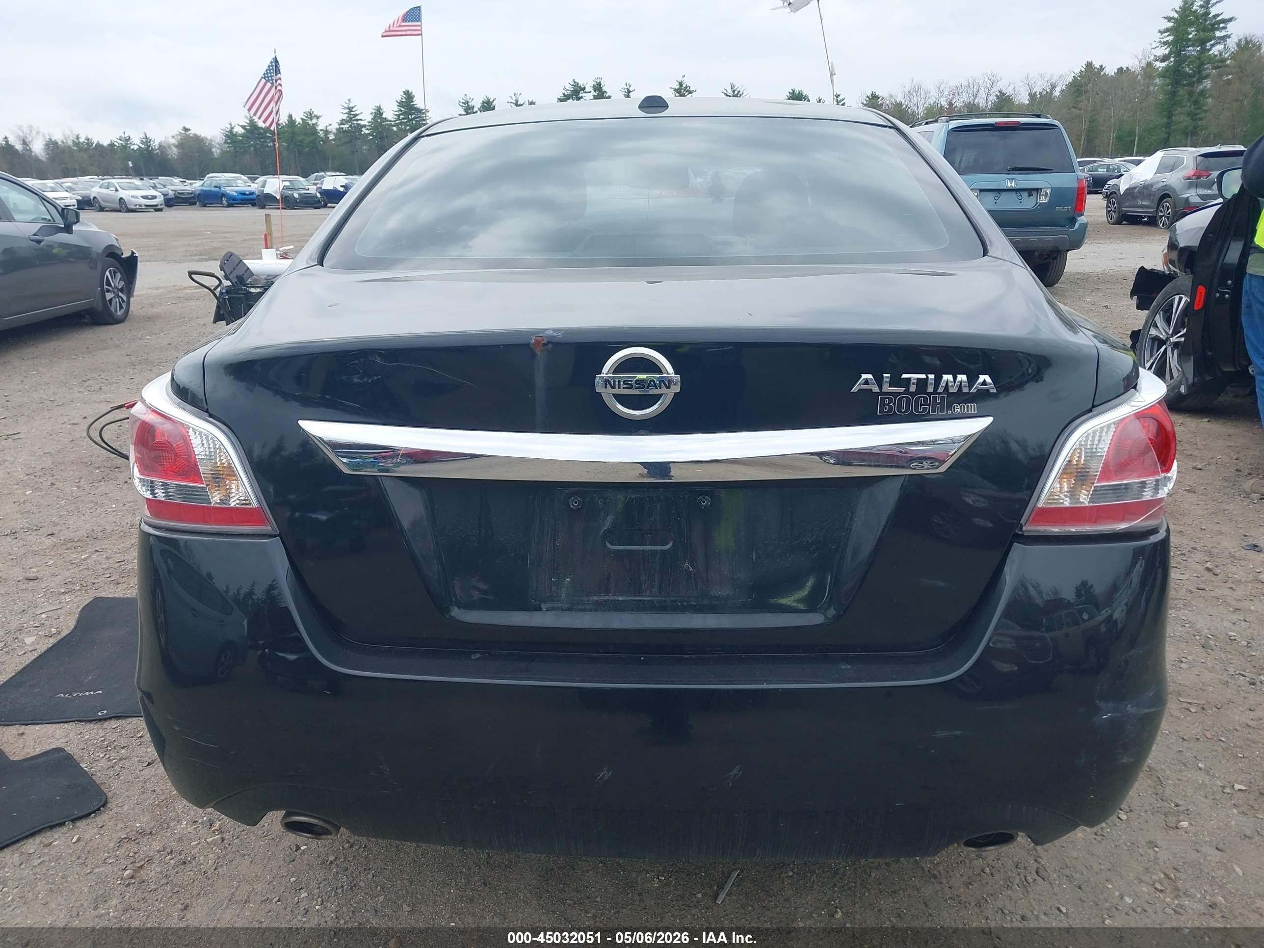2015 Nissan Altima 2.5 Sv Black vin: 1N4AL3APXFC475712