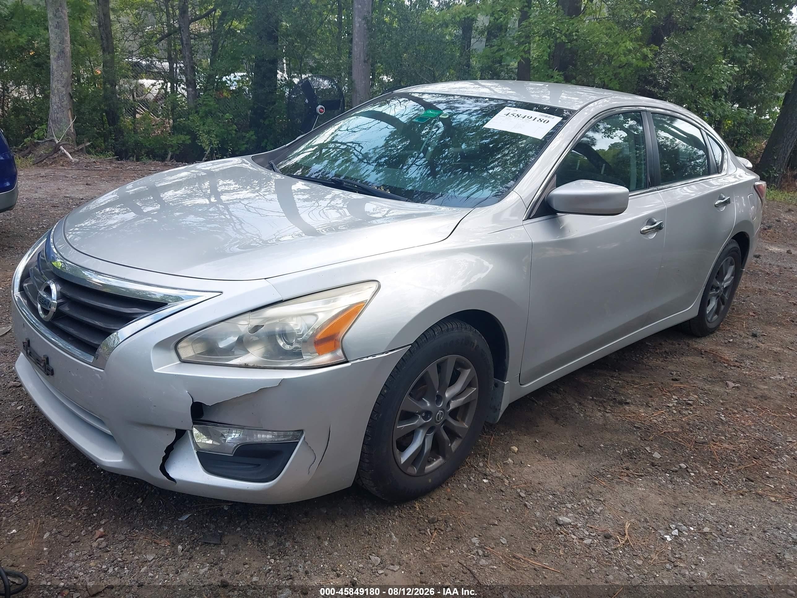 2015 Nissan Altima 2.5 S Silver vin: 1N4AL3APXFC491019