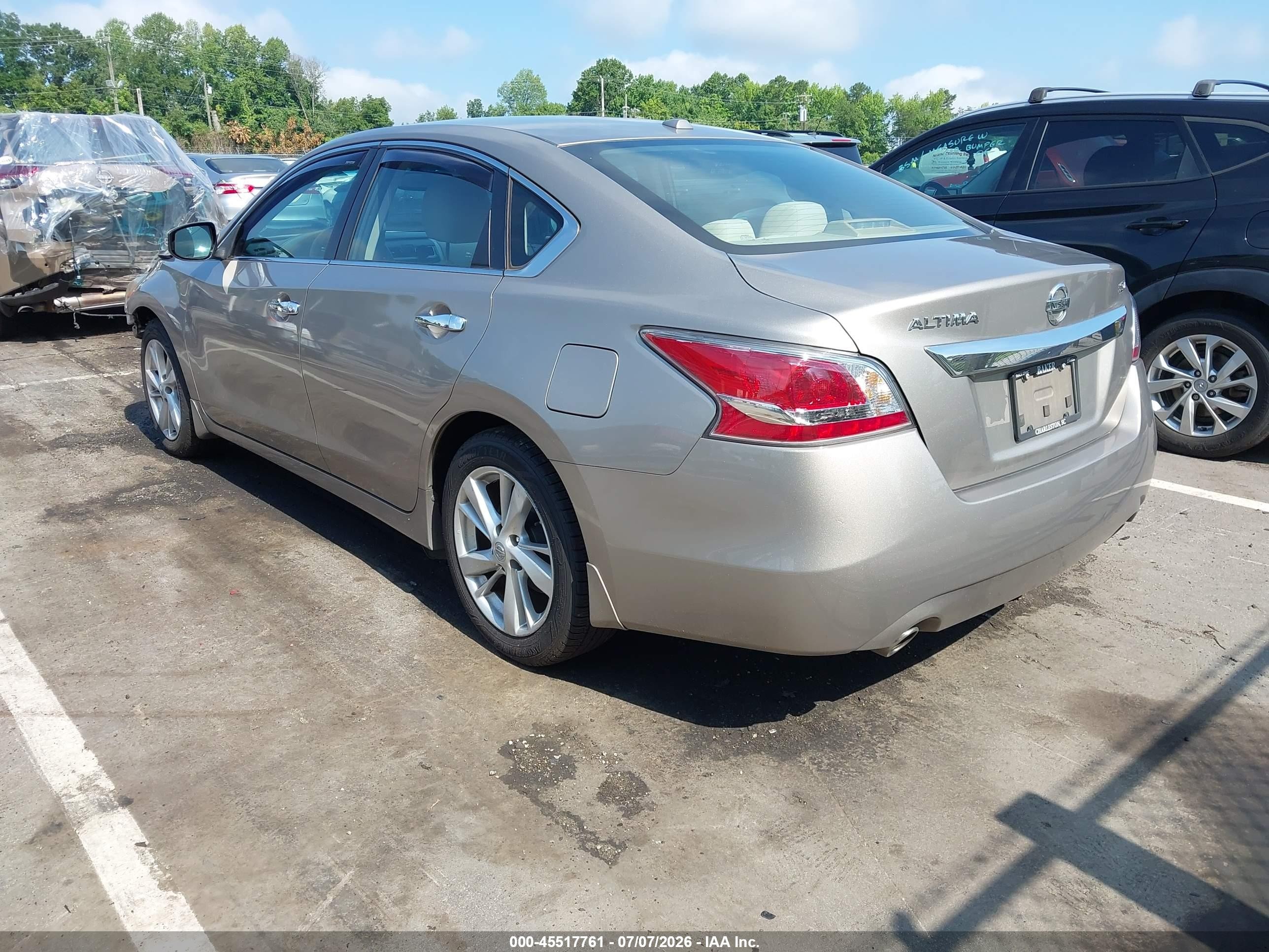2015 Nissan Altima 2.5 Sv Бежевый vin: 1N4AL3APXFC494390