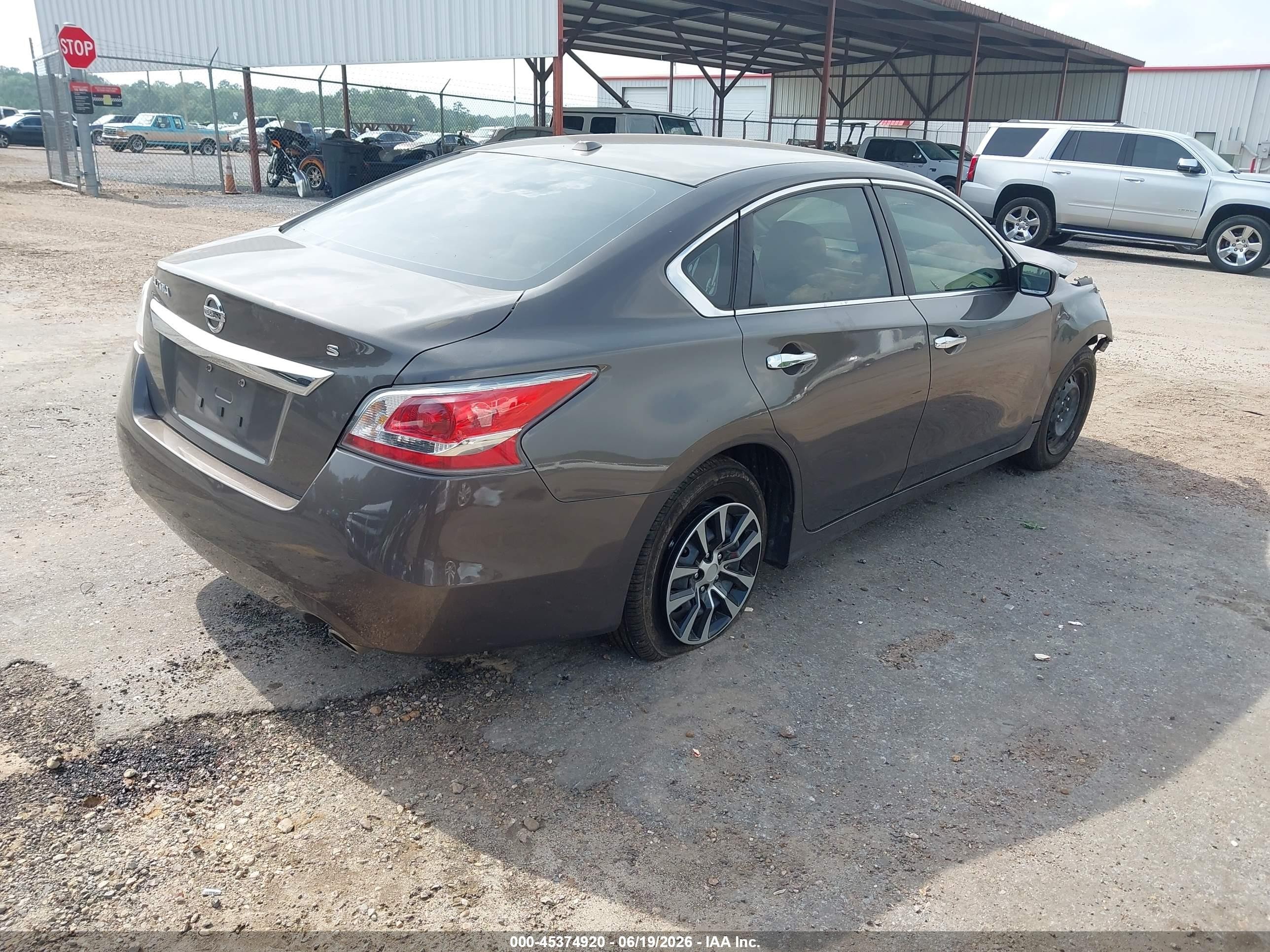 2015 Nissan Altima 2.5/2.5 S/2.5 Sl/2.5 Sv Gray vin: 1N4AL3APXFC494406