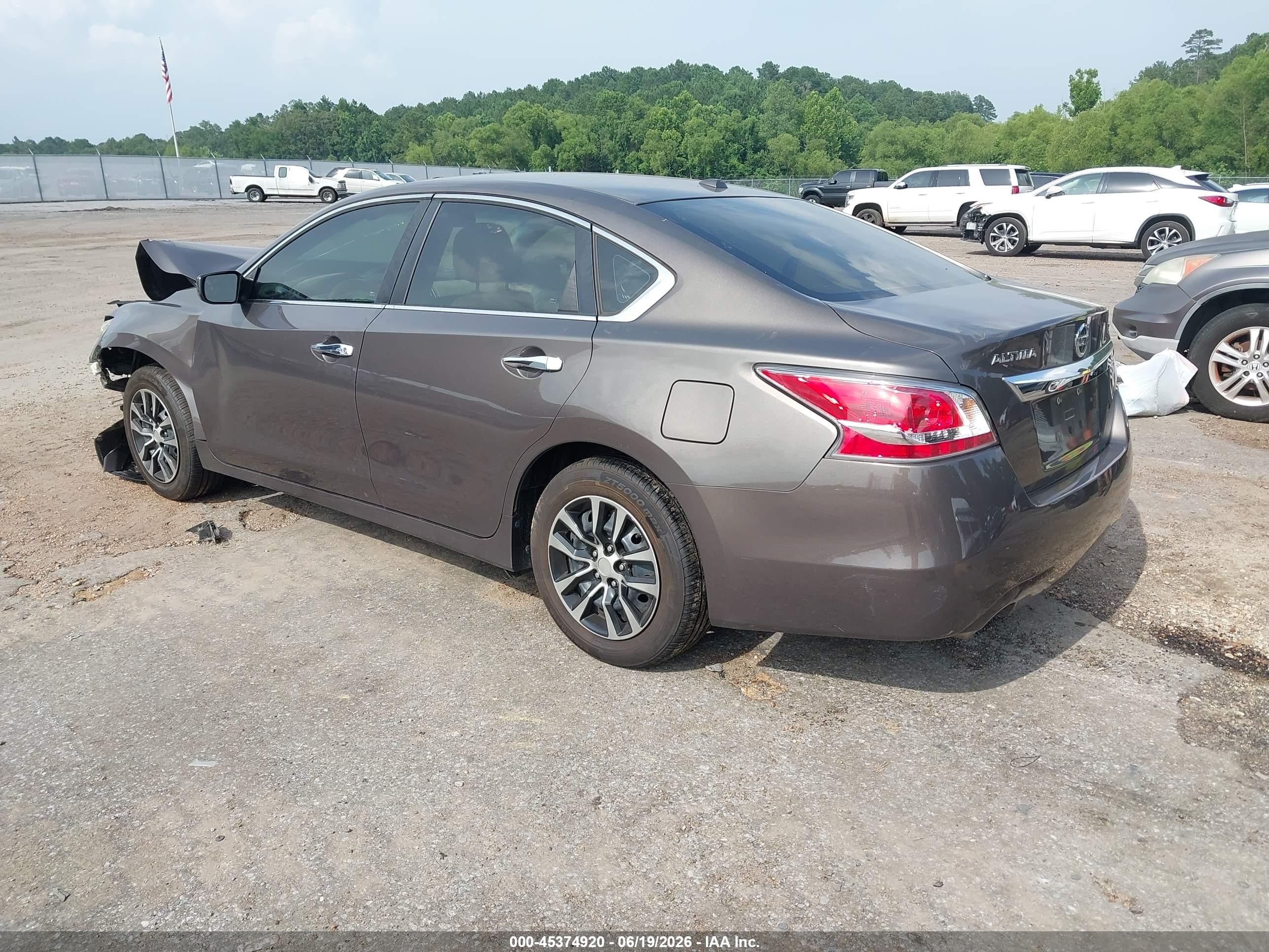 2015 Nissan Altima 2.5/2.5 S/2.5 Sl/2.5 Sv Gray vin: 1N4AL3APXFC494406