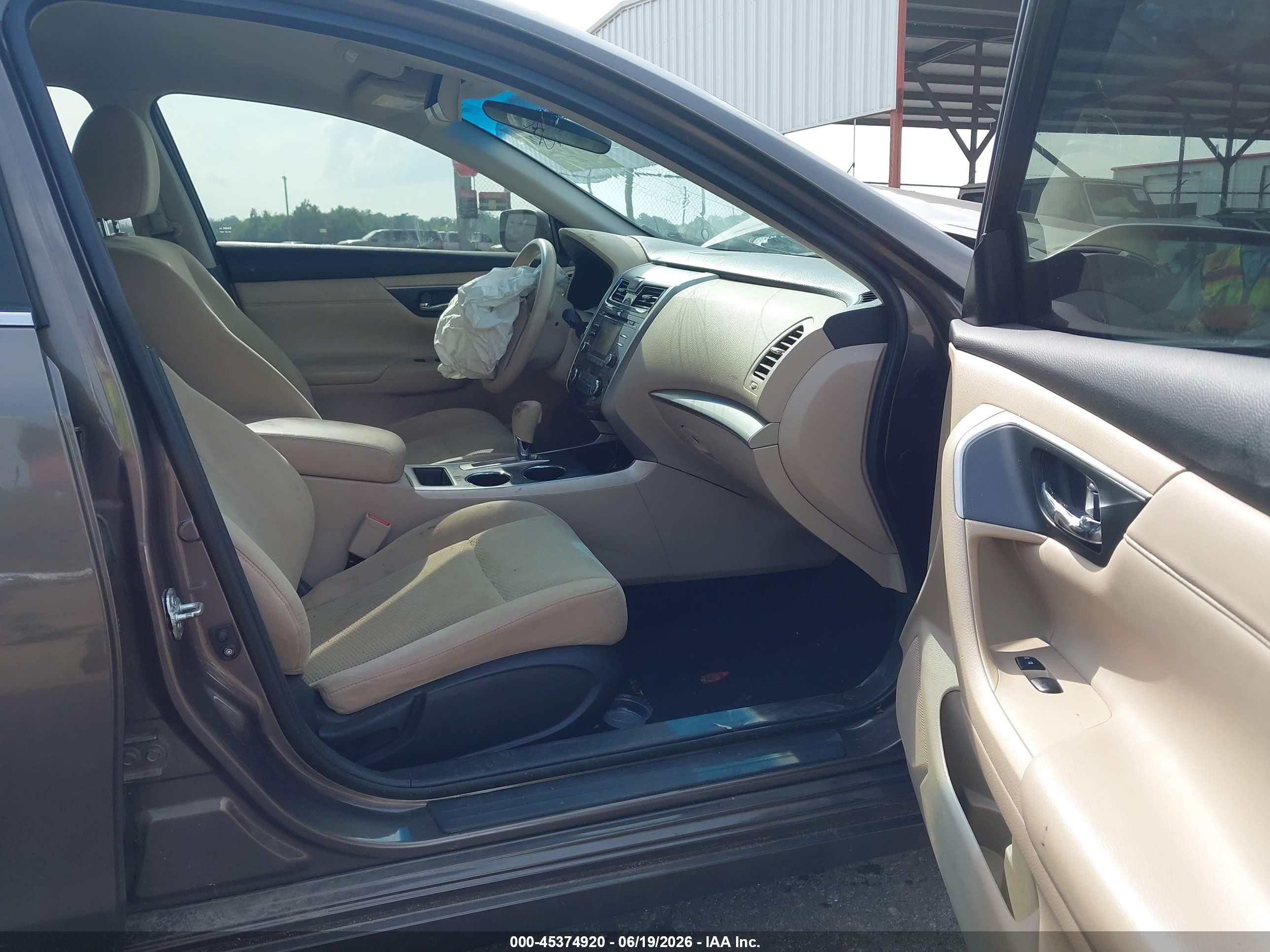 2015 Nissan Altima 2.5/2.5 S/2.5 Sl/2.5 Sv Gray vin: 1N4AL3APXFC494406