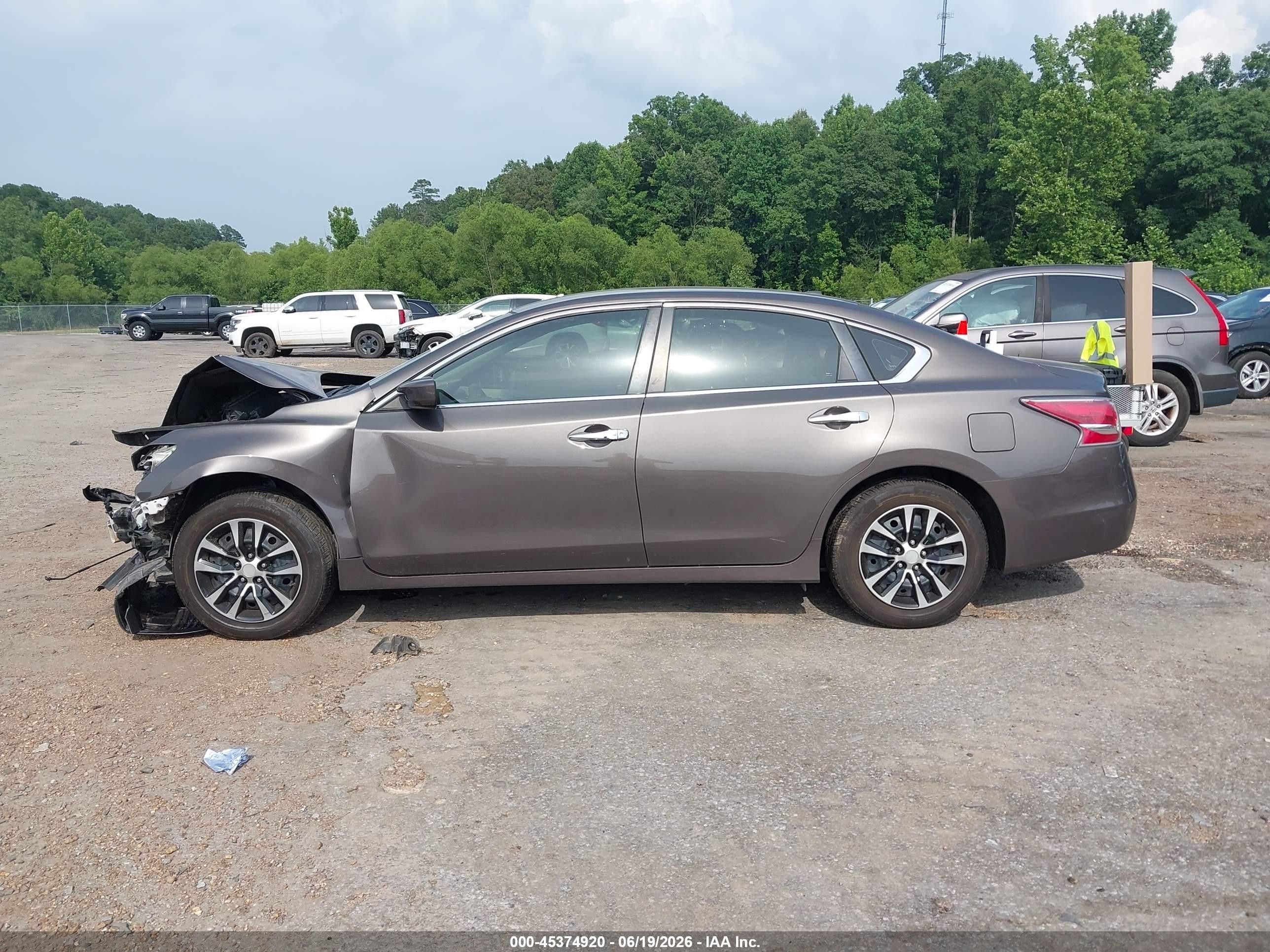 2015 Nissan Altima 2.5/2.5 S/2.5 Sl/2.5 Sv Gray vin: 1N4AL3APXFC494406