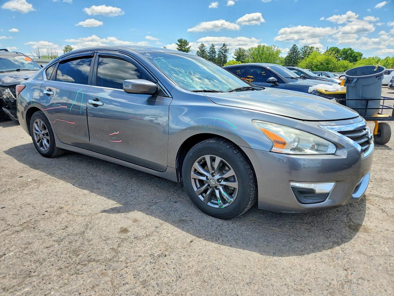 2015 Nissan Altima 2.5 S Серый vin: 1N4AL3APXFC494678